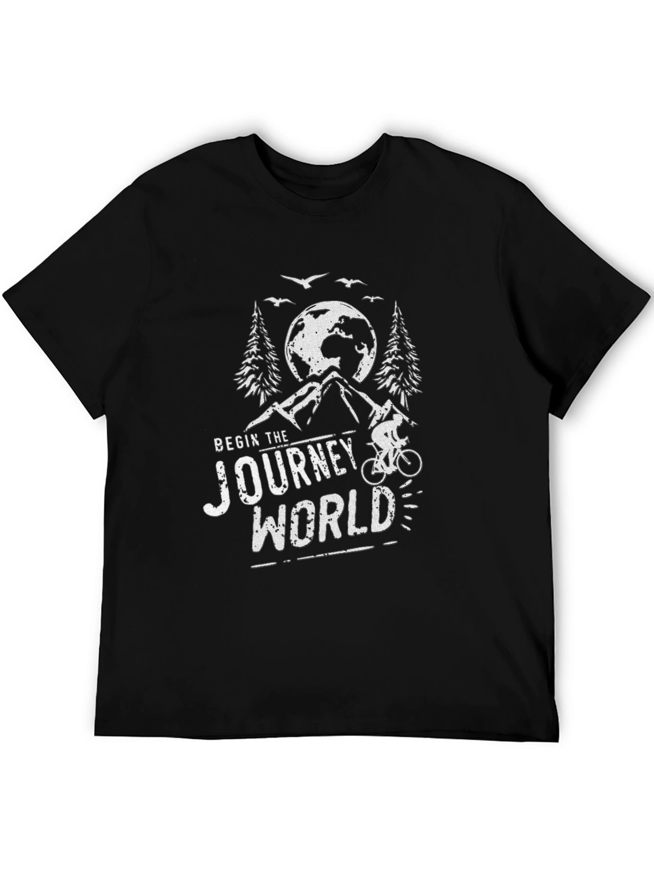 Begin the Journey World Graphic Tee - Black