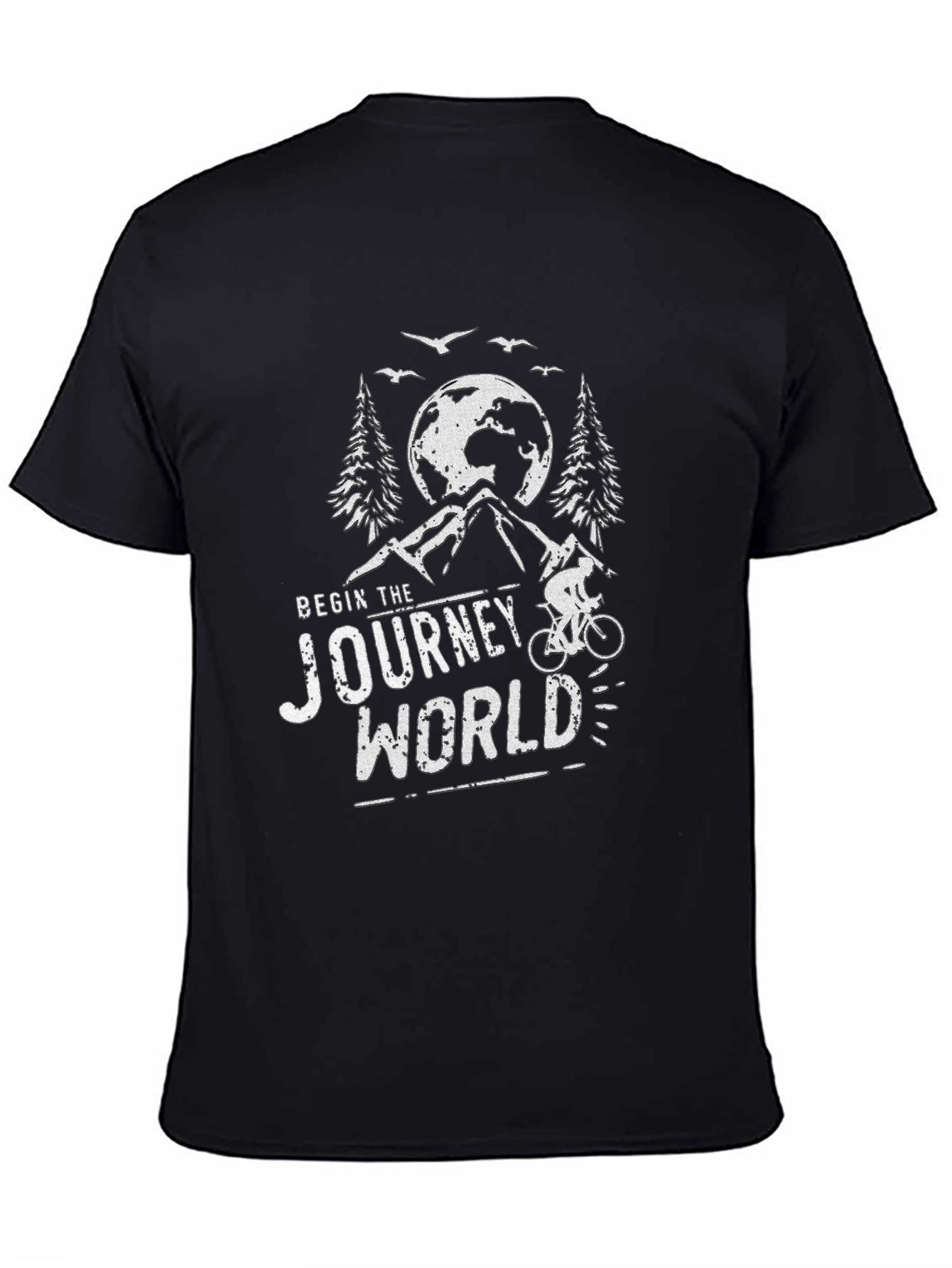 Begin the Journey World Graphic Tee - Black