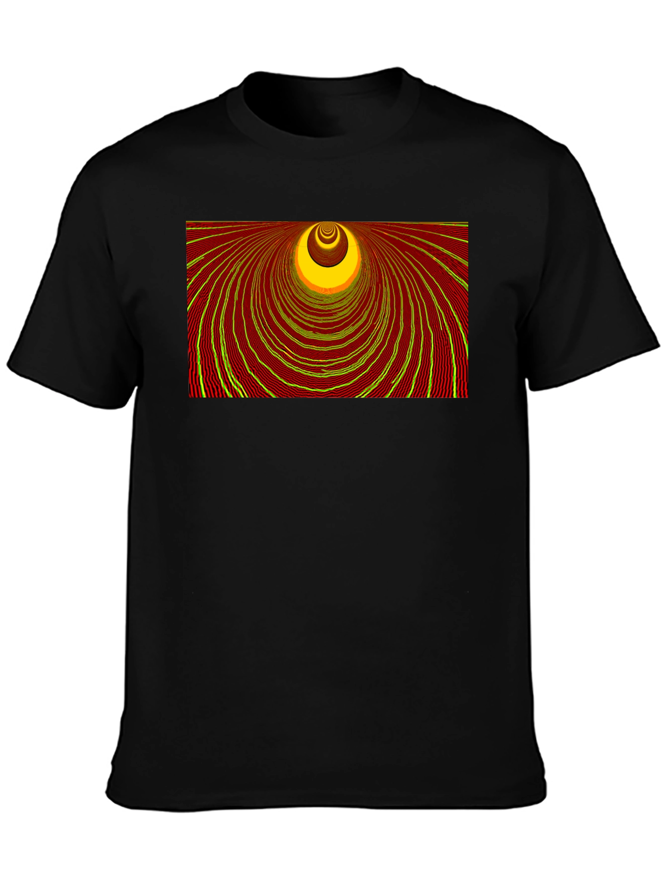 Abstract Tunnel Graphic Tee - Unique Design
