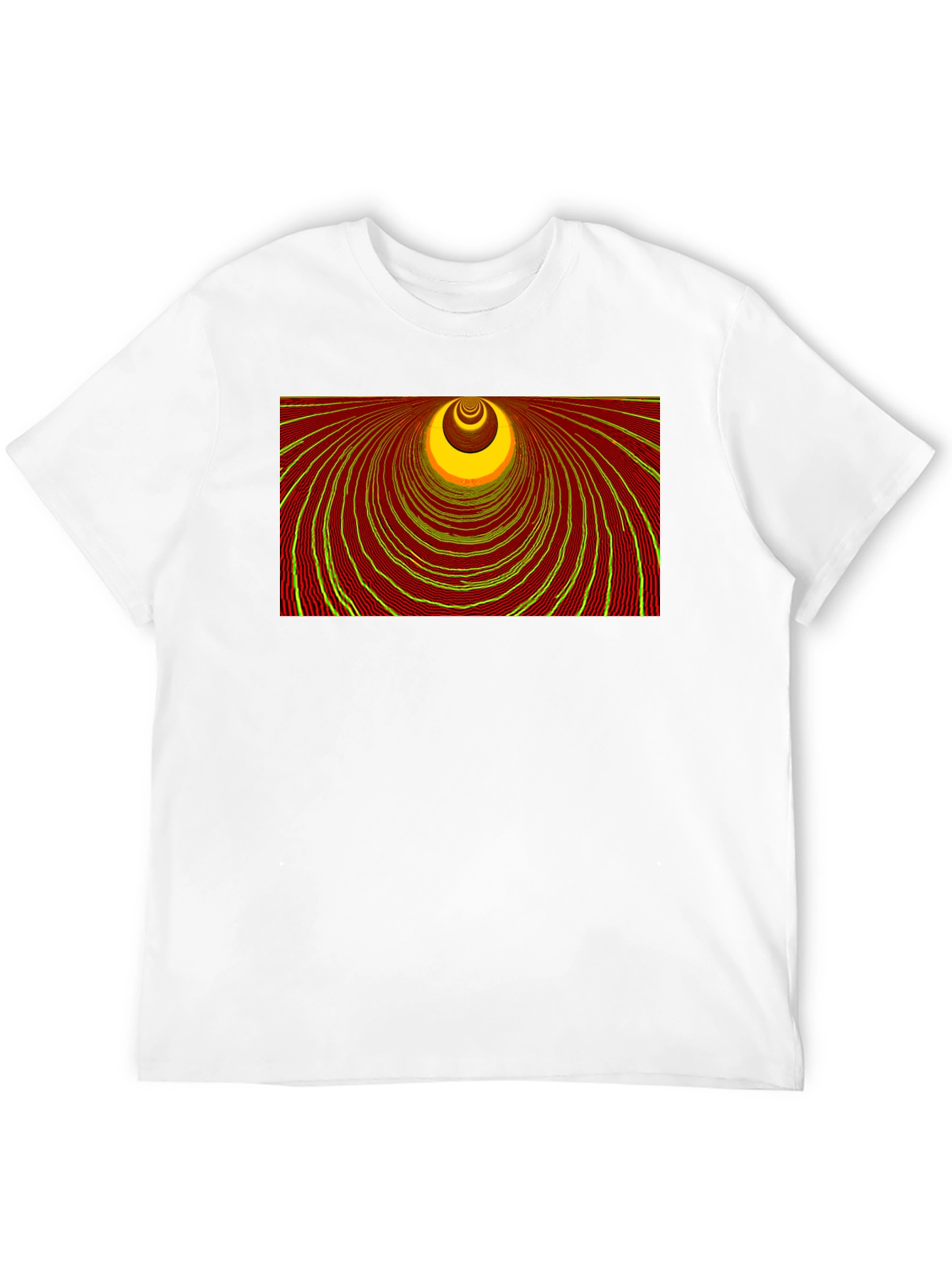 Abstract Tunnel Graphic Tee - Unique Design