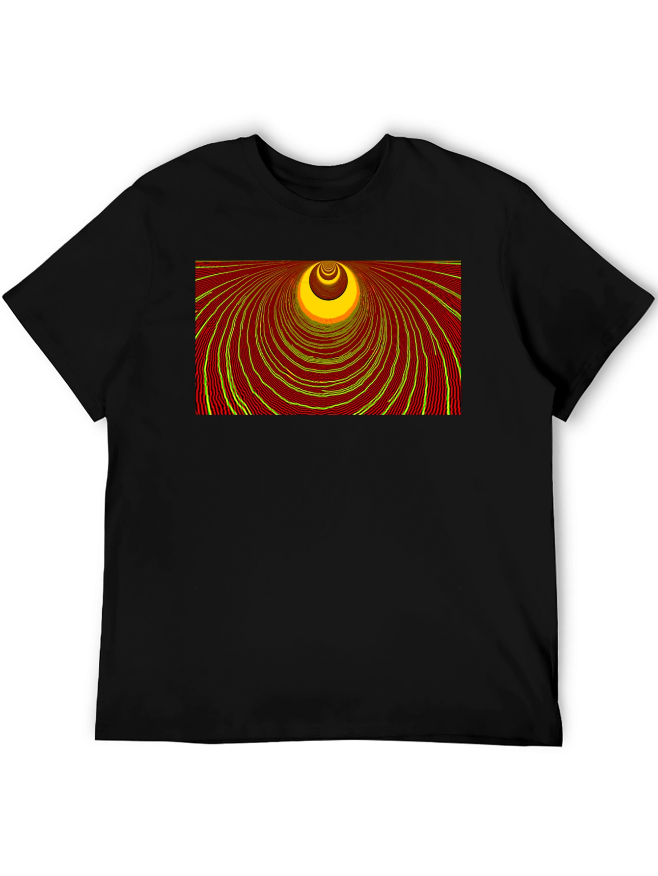 Abstract Tunnel Graphic Tee - Unique Design