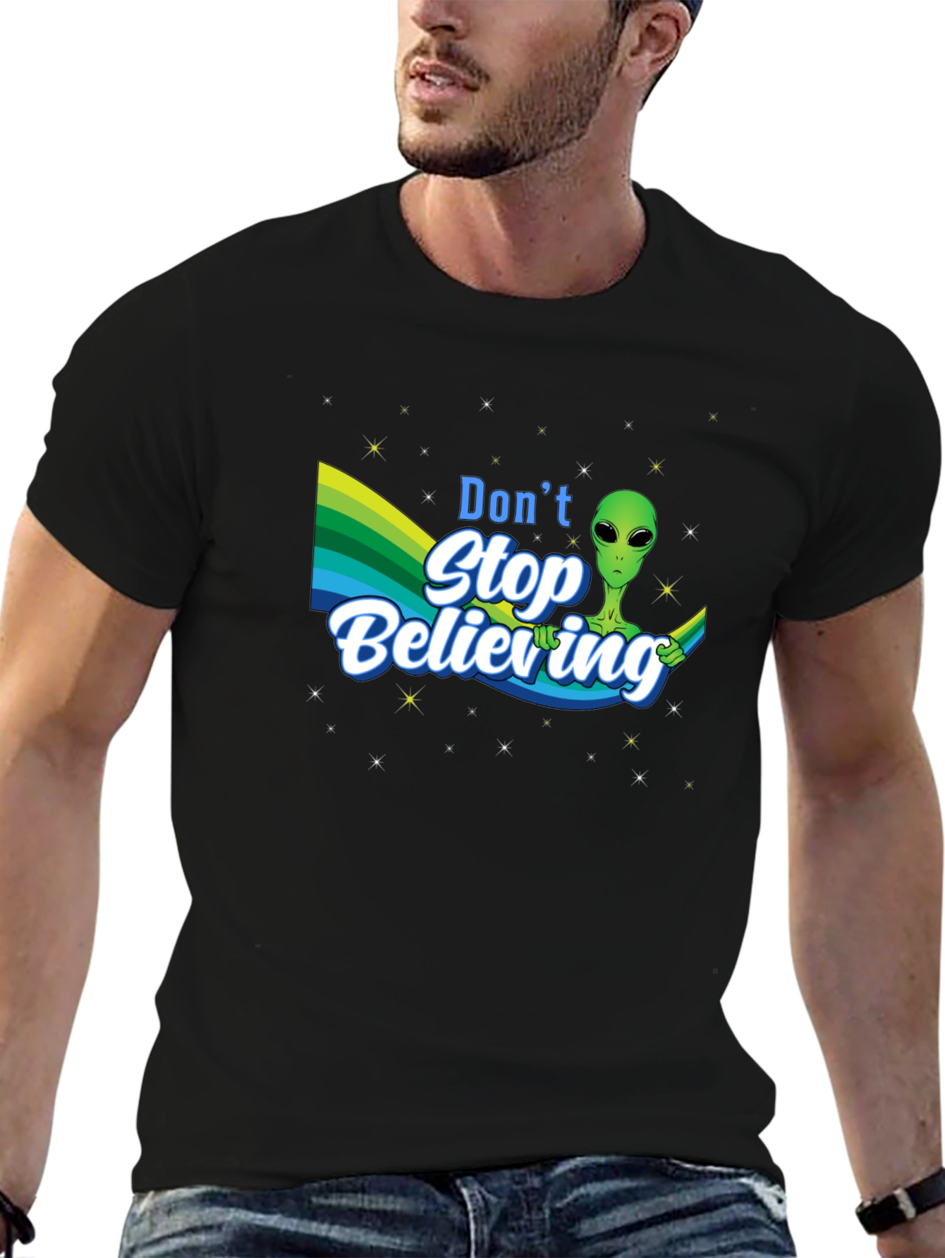 Dont Stop Believing Alien T-Shirt