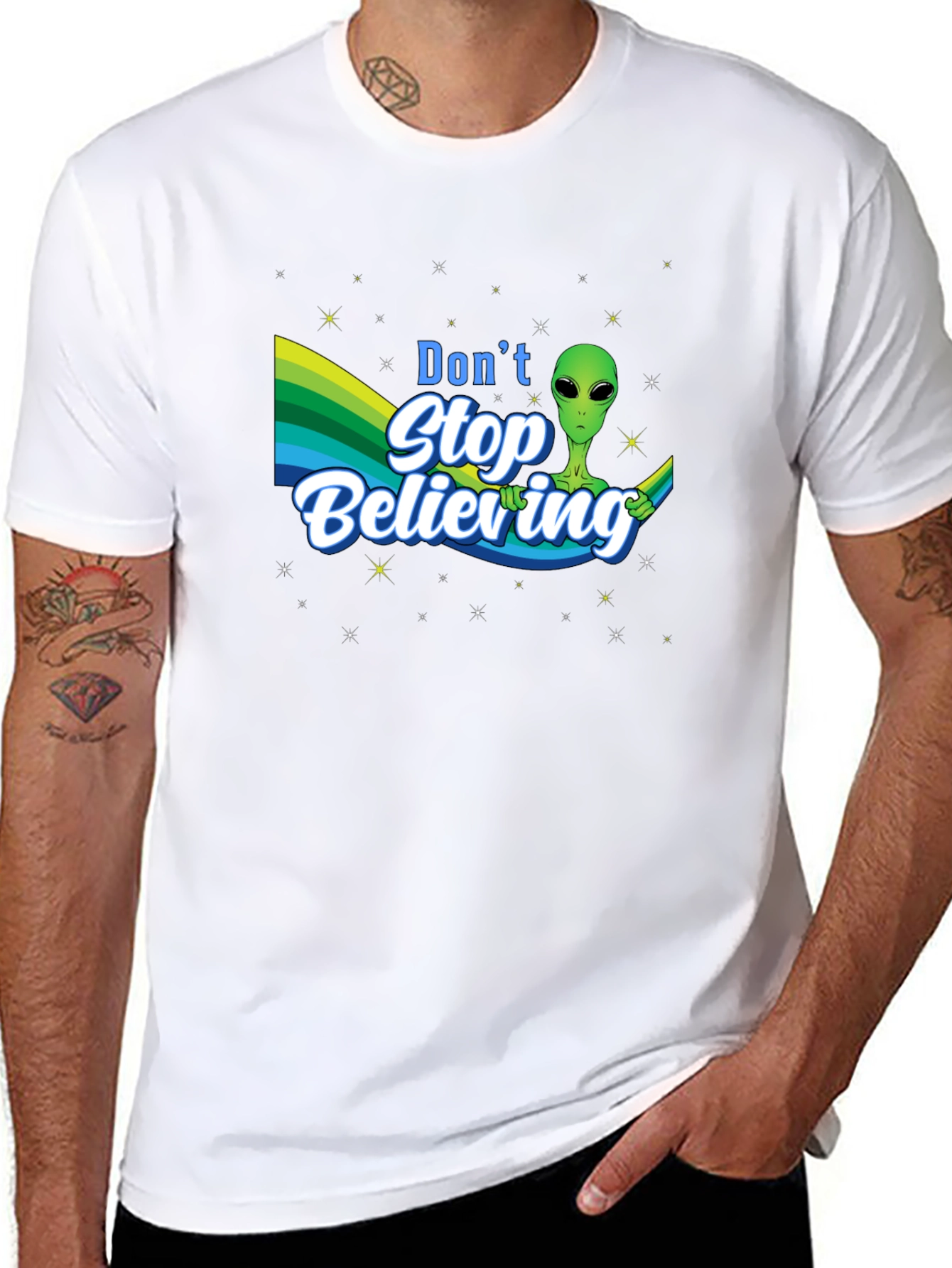 Dont Stop Believing Alien T-Shirt