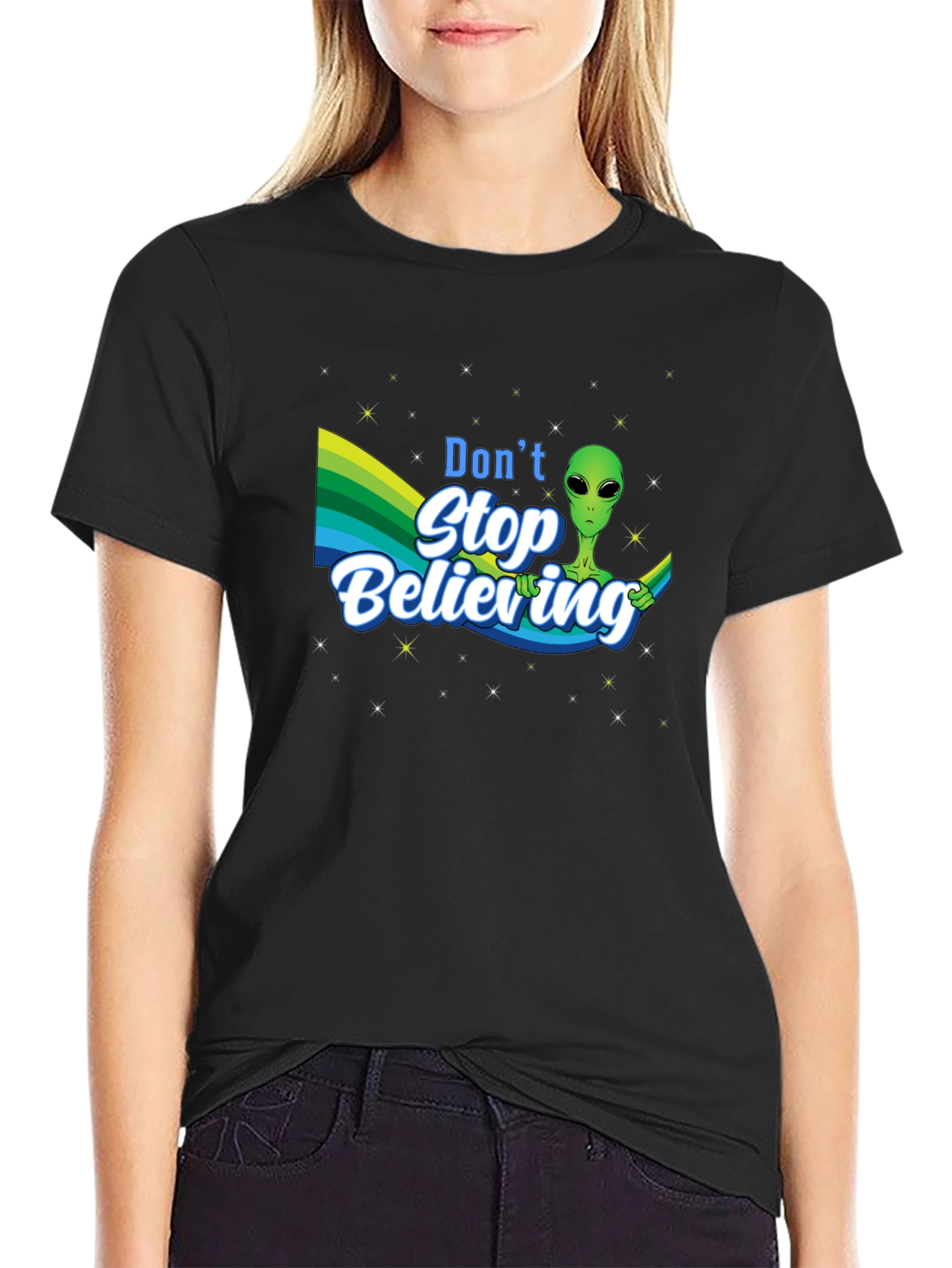 Dont Stop Believing Alien T-Shirt