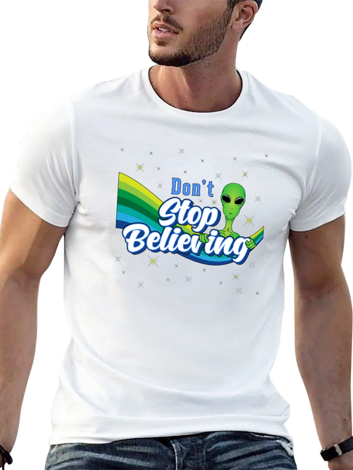 Dont Stop Believing Alien T-Shirt