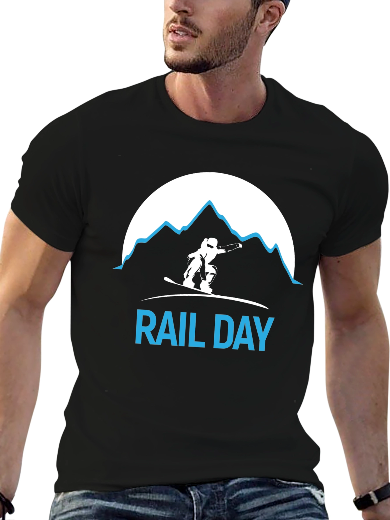 Rail Day T-Shirt - Snowboard Design