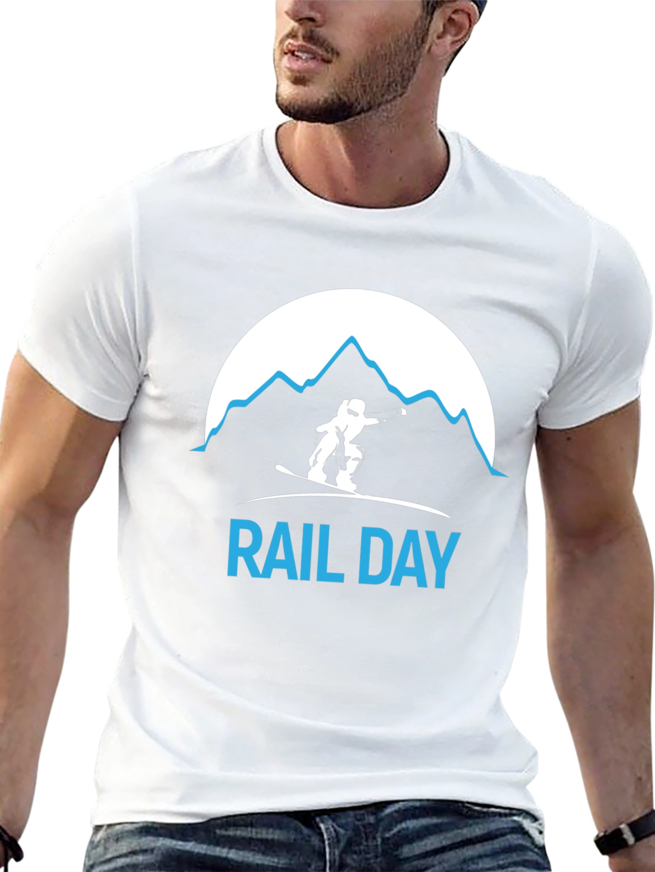 Rail Day T-Shirt - Snowboard Design