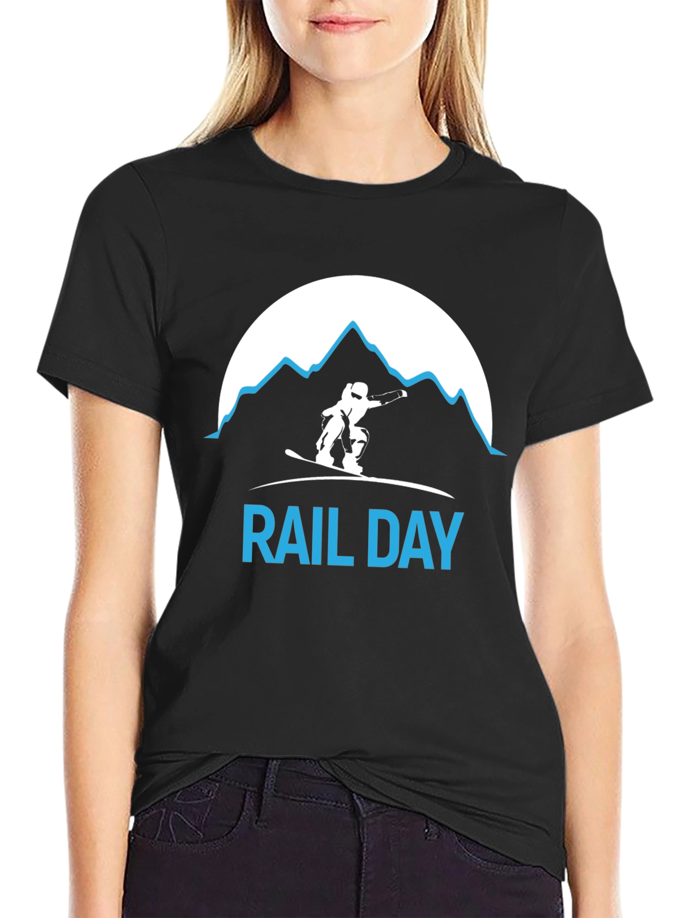 Rail Day T-Shirt - Snowboard Design