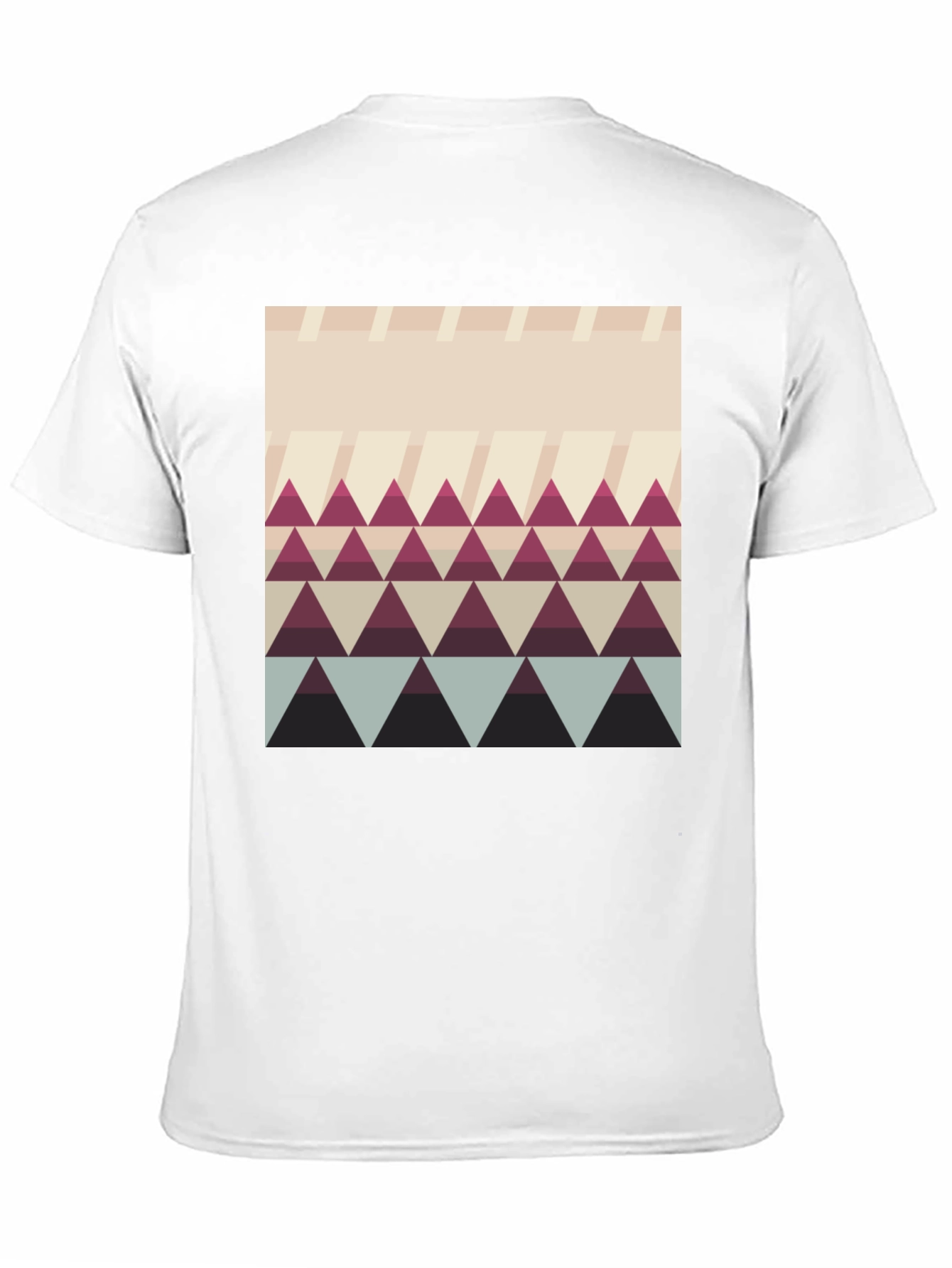 Geometric Triangle Pattern T-Shirt