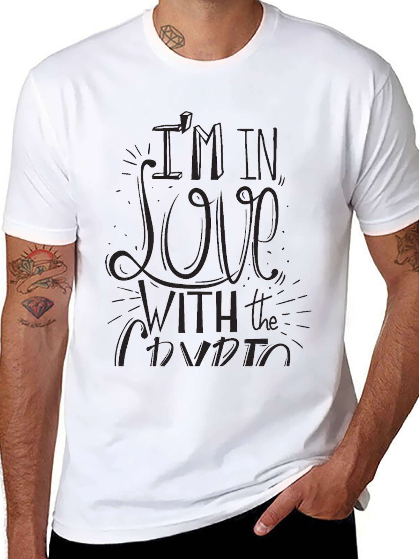 Crypto Lovers Black T-Shirt