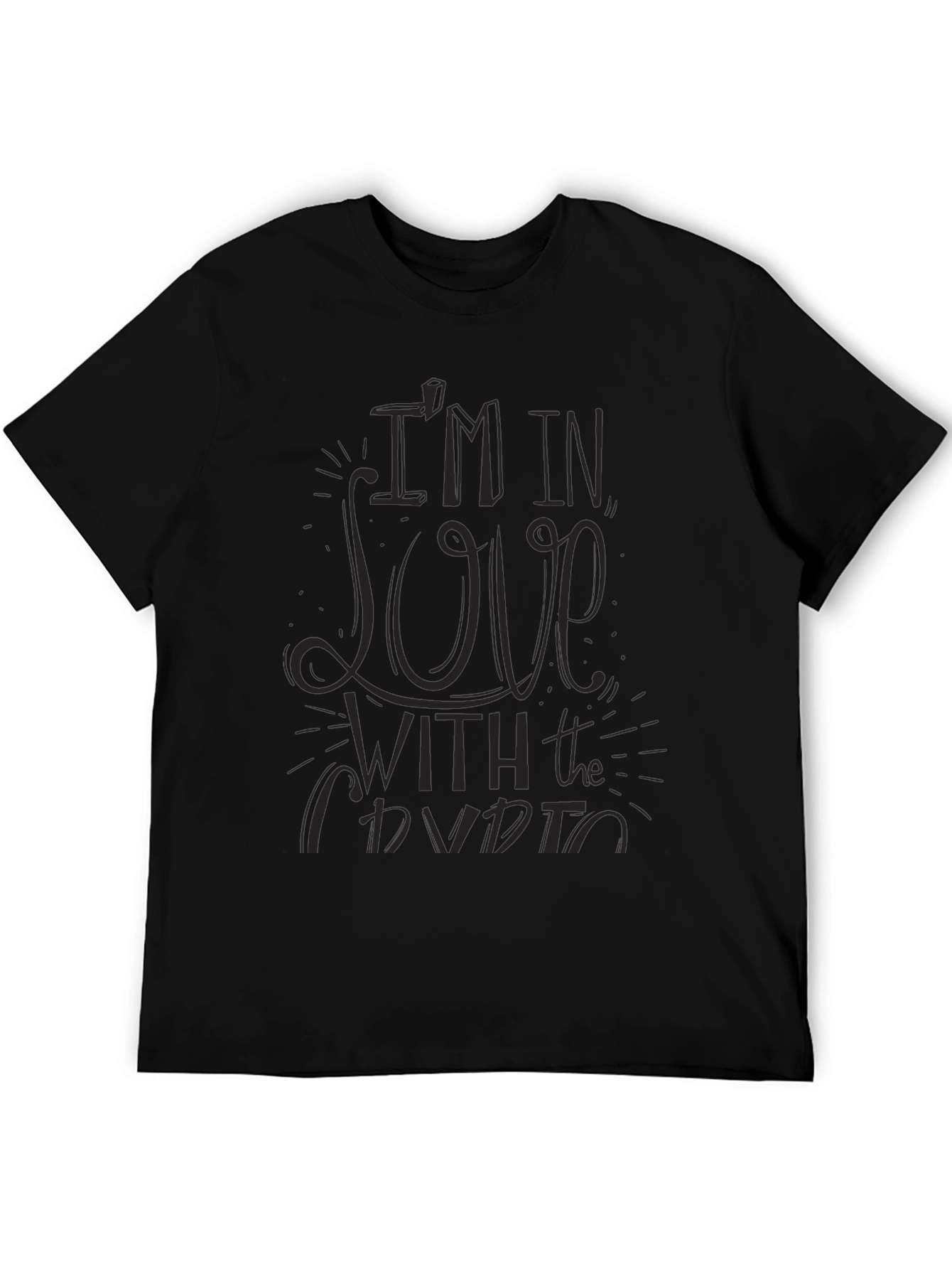 Crypto Lovers Black T-Shirt