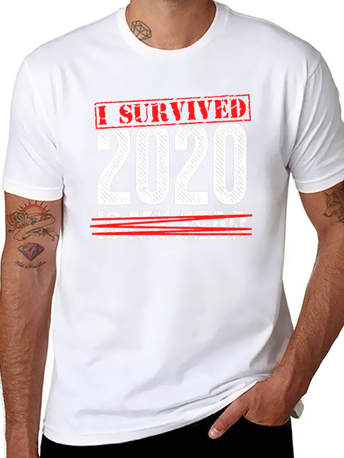 I Survived 2020 T-Shirt - Funny Year Tee