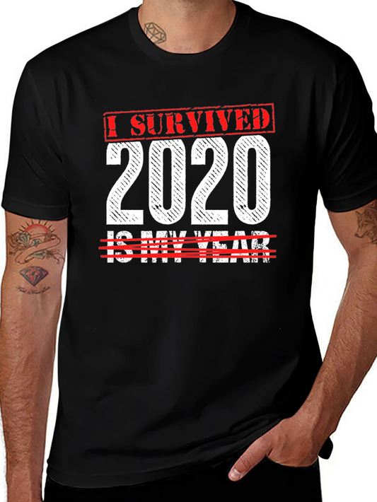 I Survived 2020 T-Shirt - Funny Year Tee