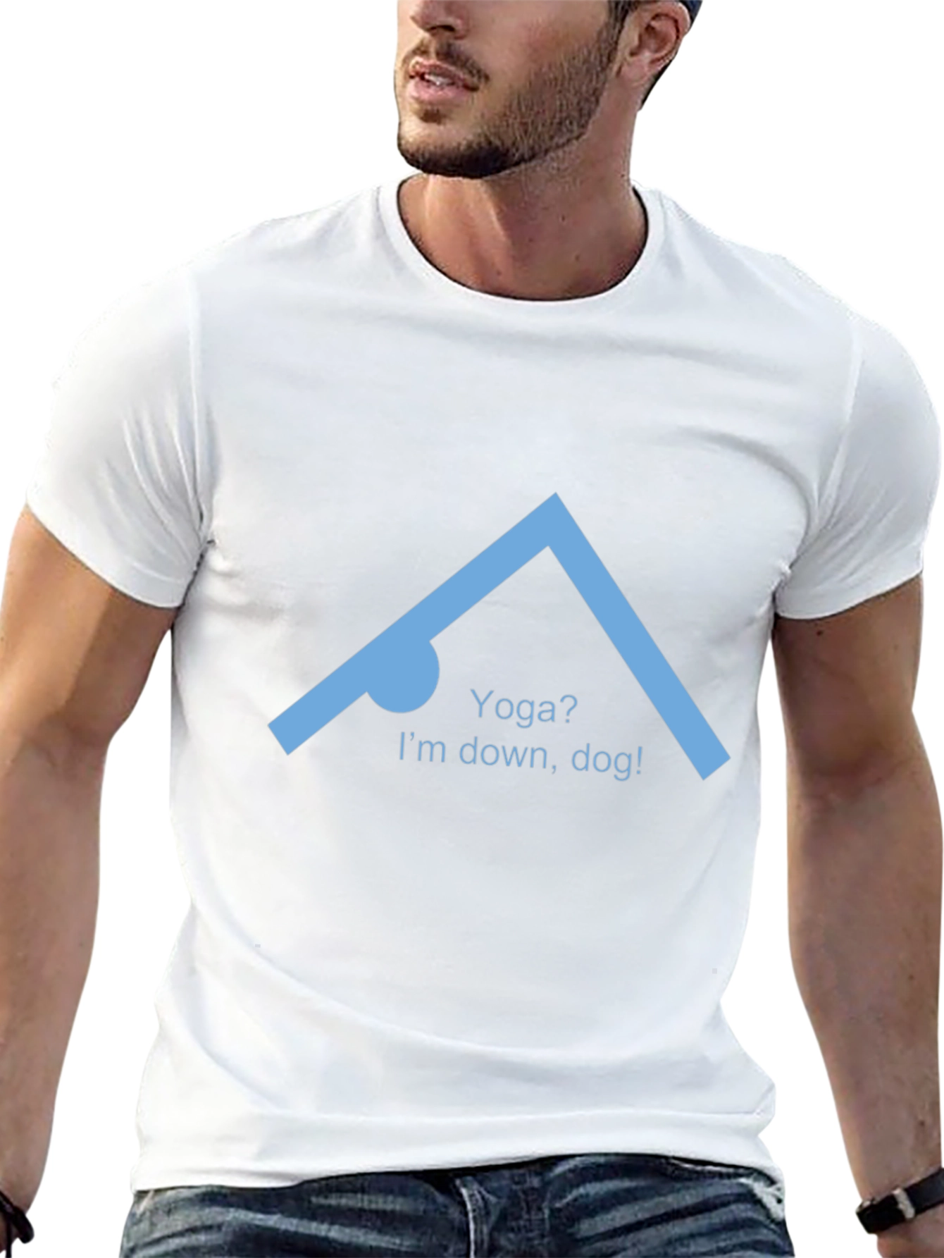 Yoga Down Dog Graphic T-Shirt