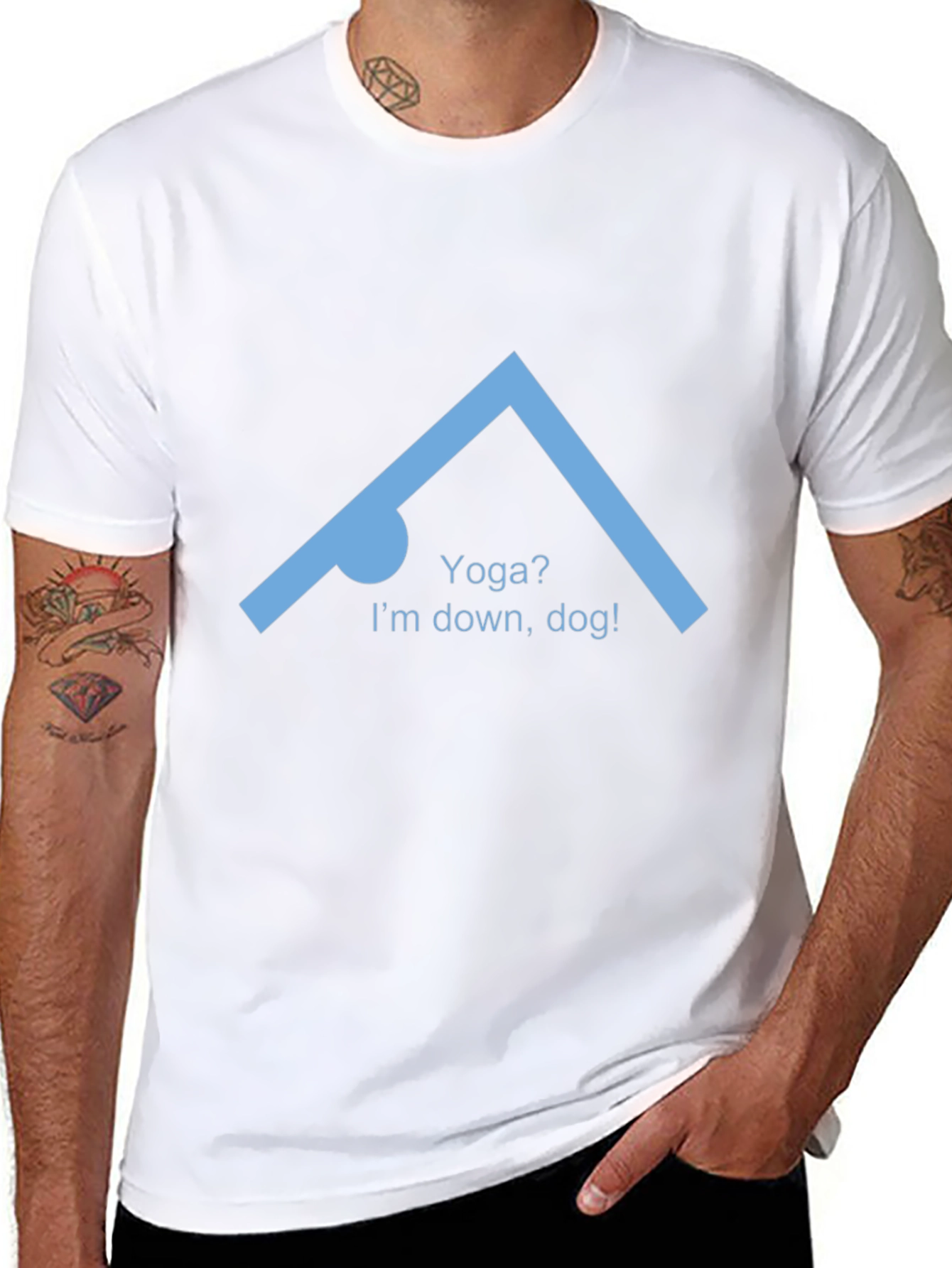 Yoga Down Dog Graphic T-Shirt