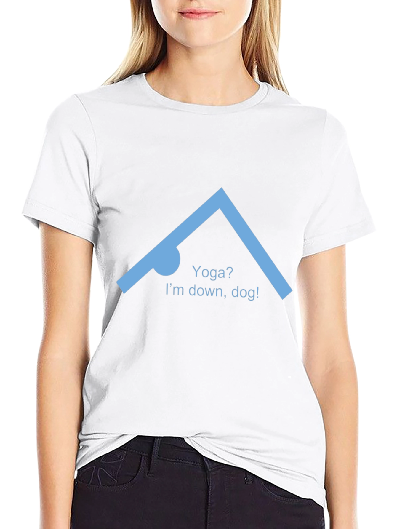 Yoga Down Dog Graphic T-Shirt