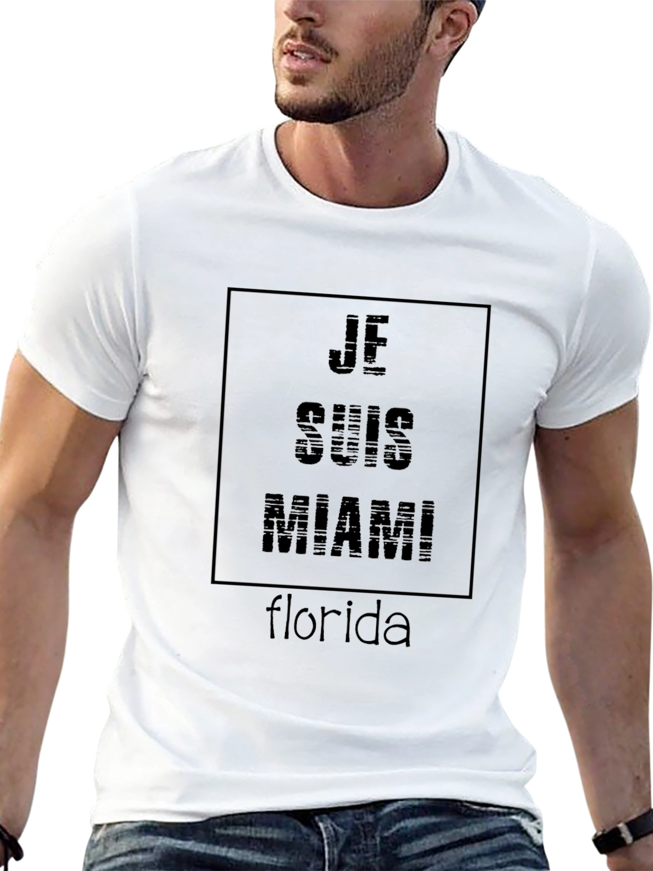 Je Suis Miami Black T-Shirt