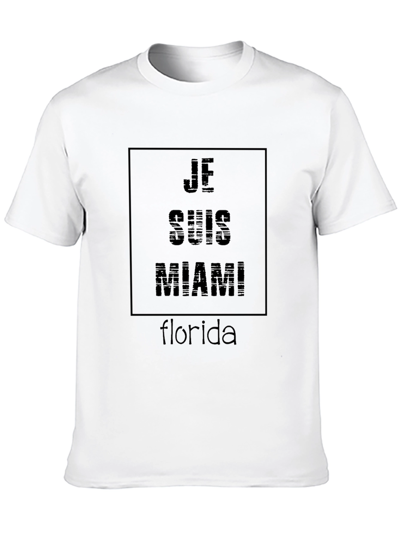 Je Suis Miami Black T-Shirt