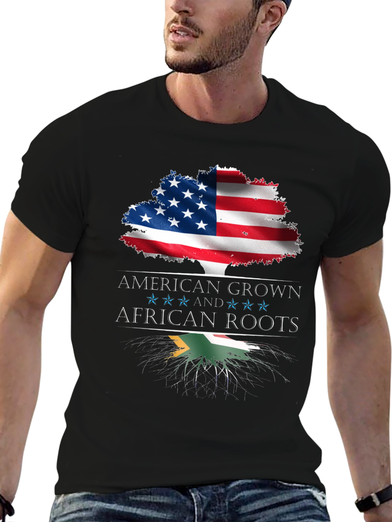American Grown African Roots T-Shirt