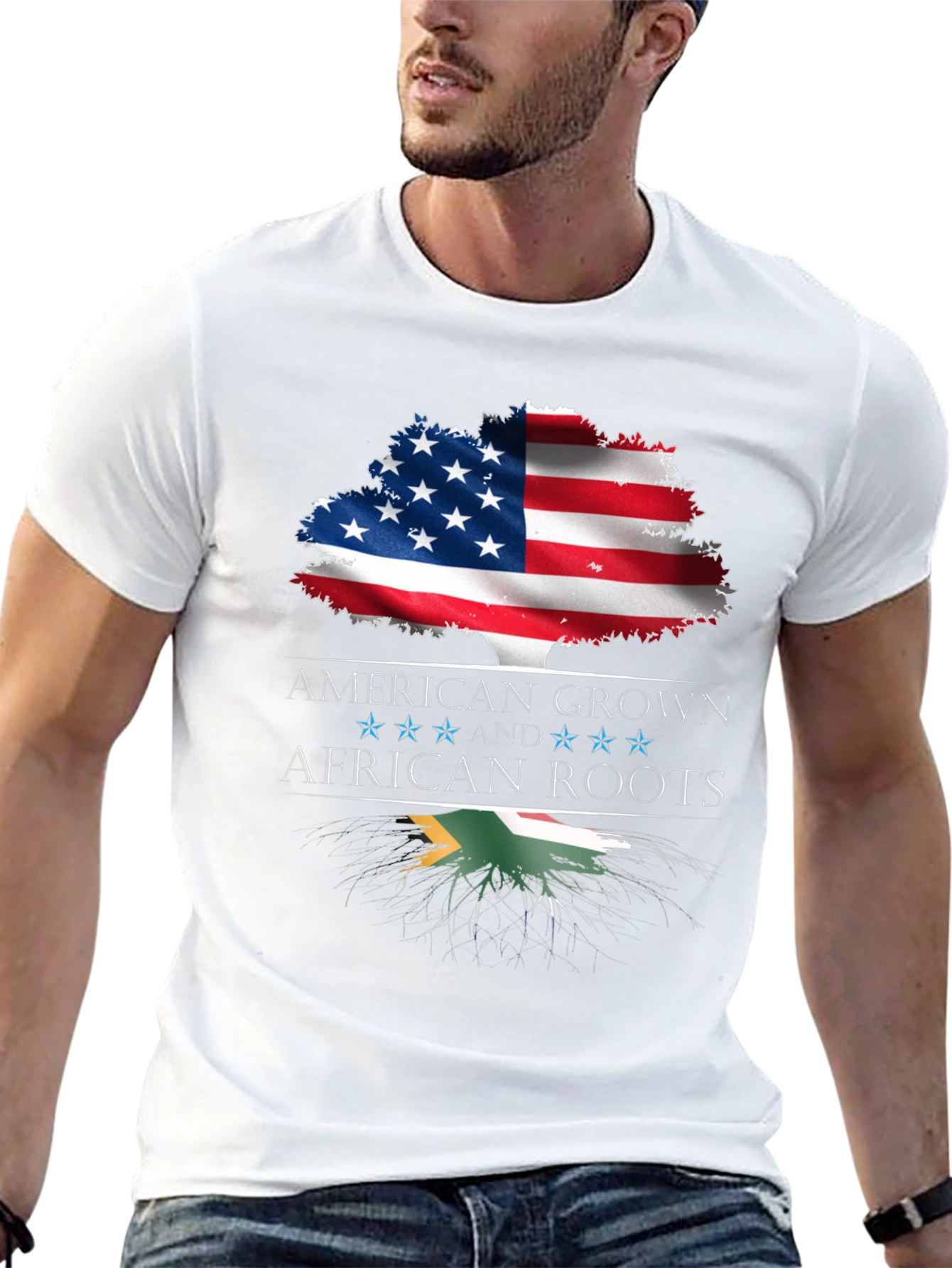 American Grown African Roots T-Shirt
