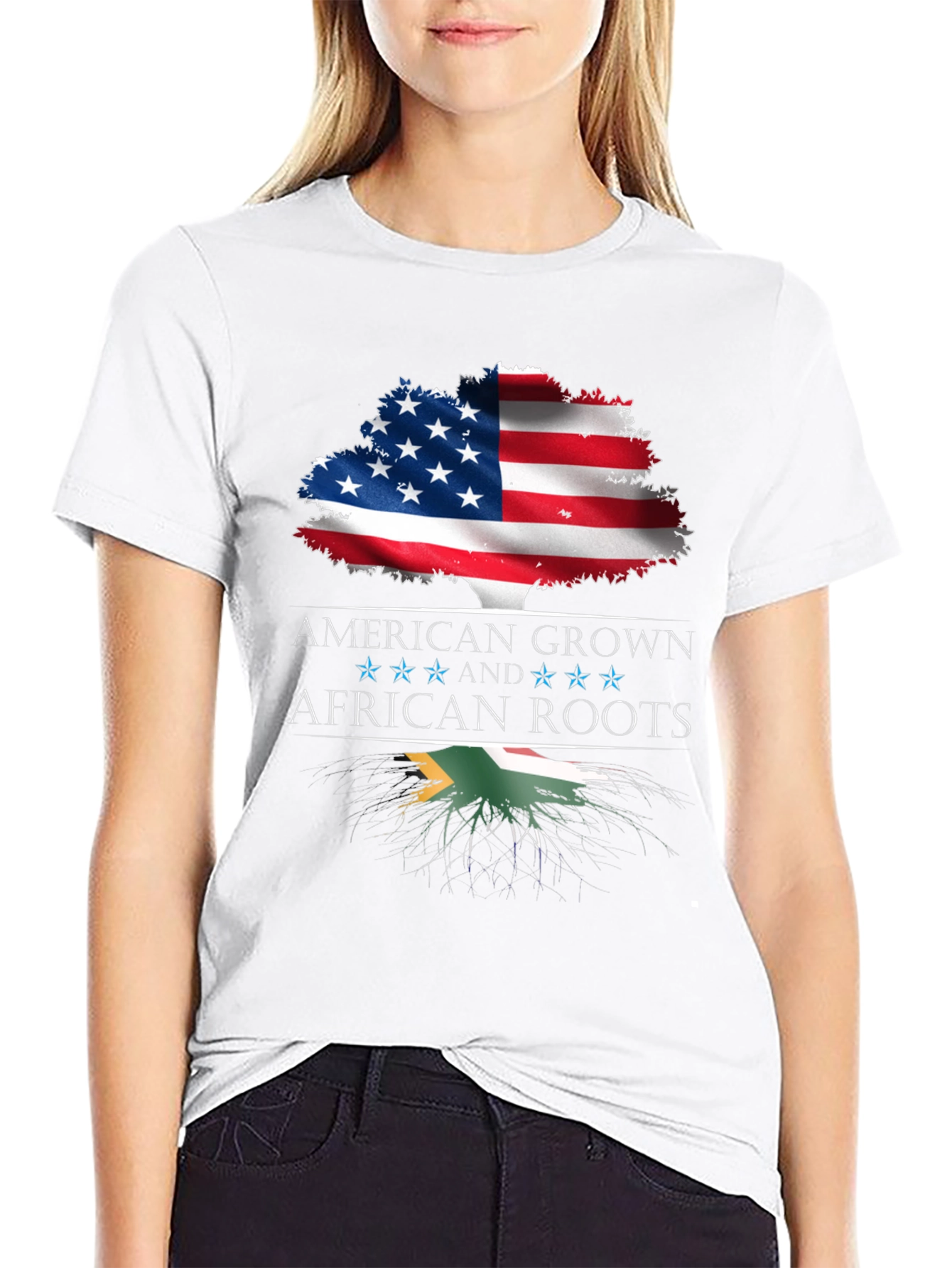 American Grown African Roots T-Shirt