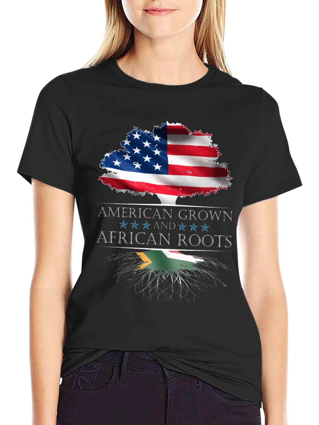 American Grown African Roots T-Shirt