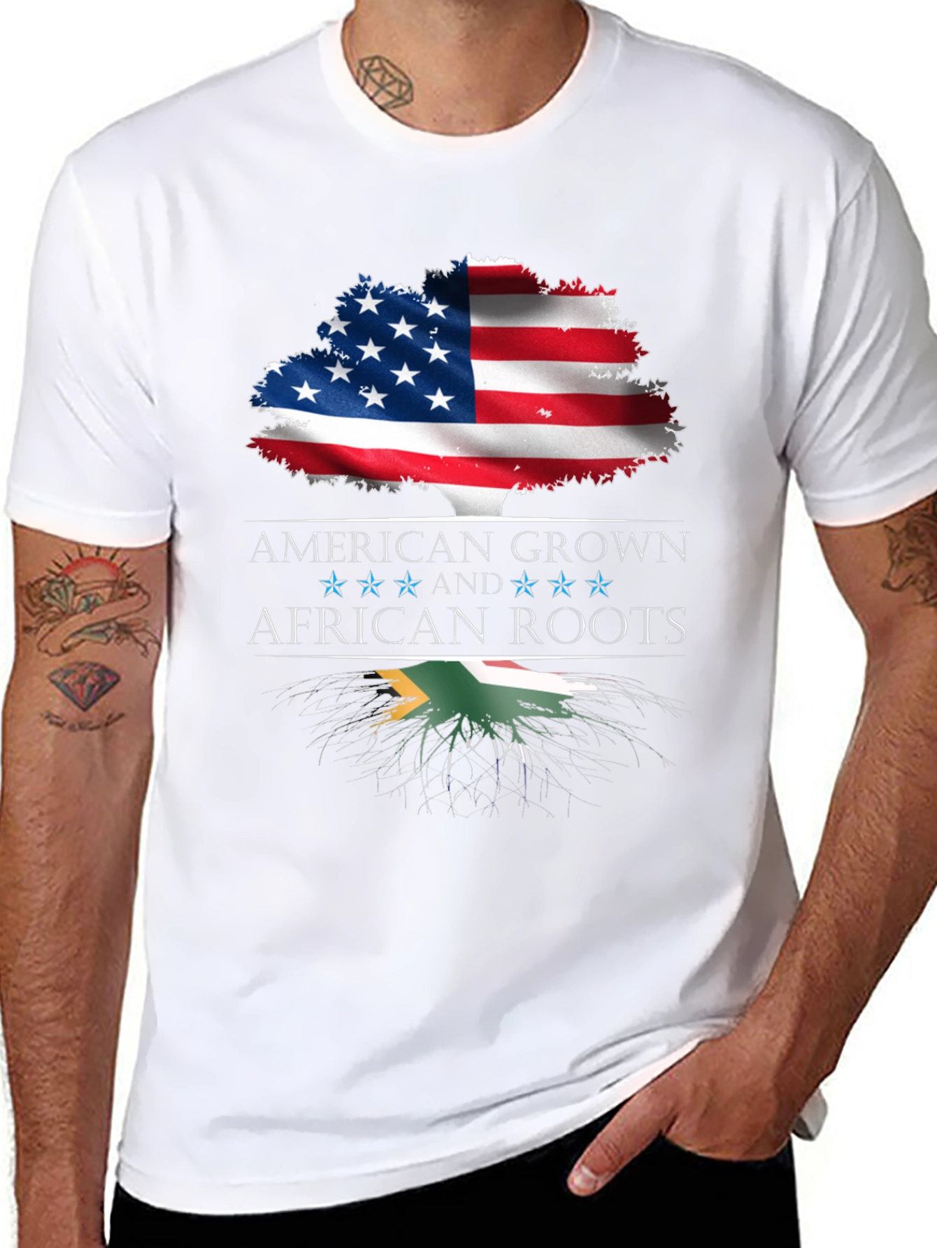 American Grown African Roots T-Shirt
