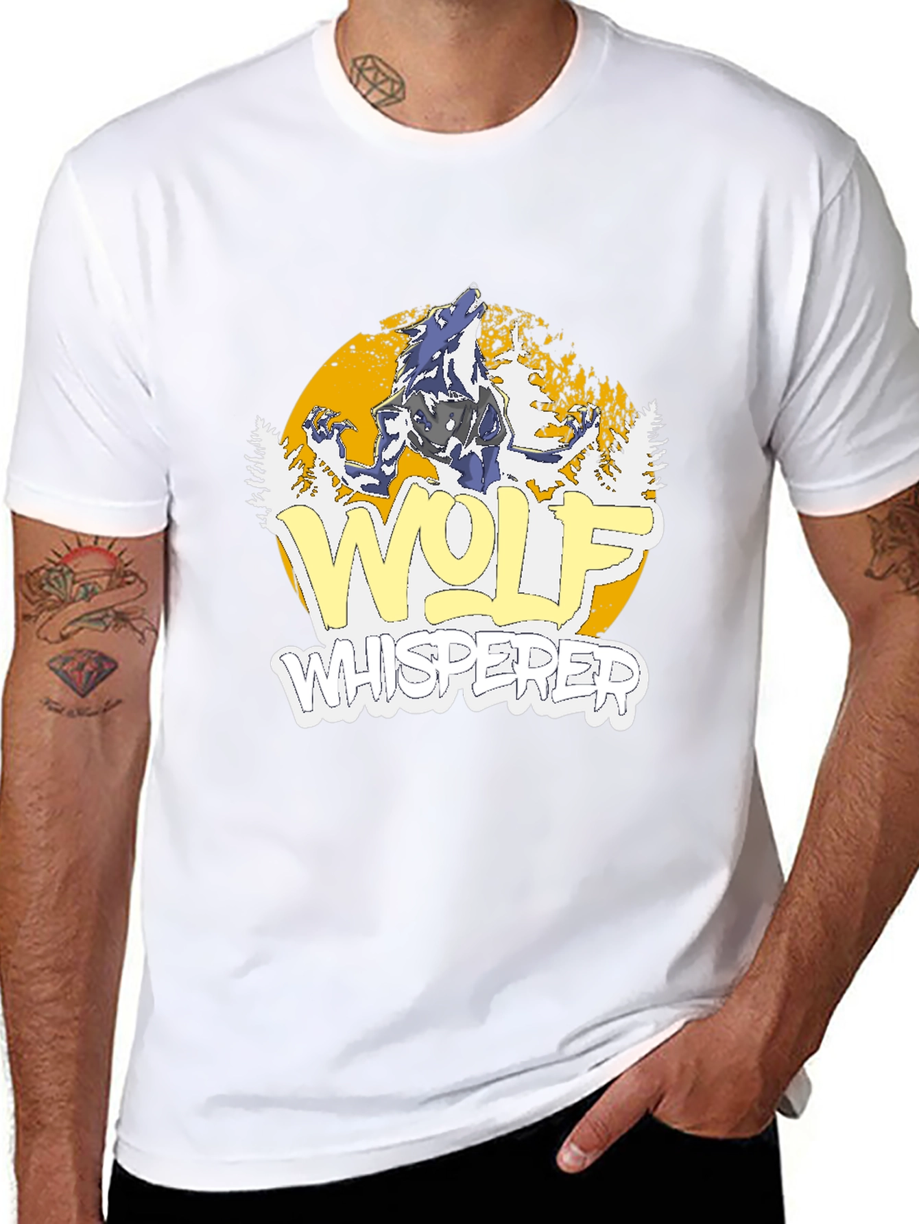Wolf Whisperer T-Shirt - Mens Graphic Tee