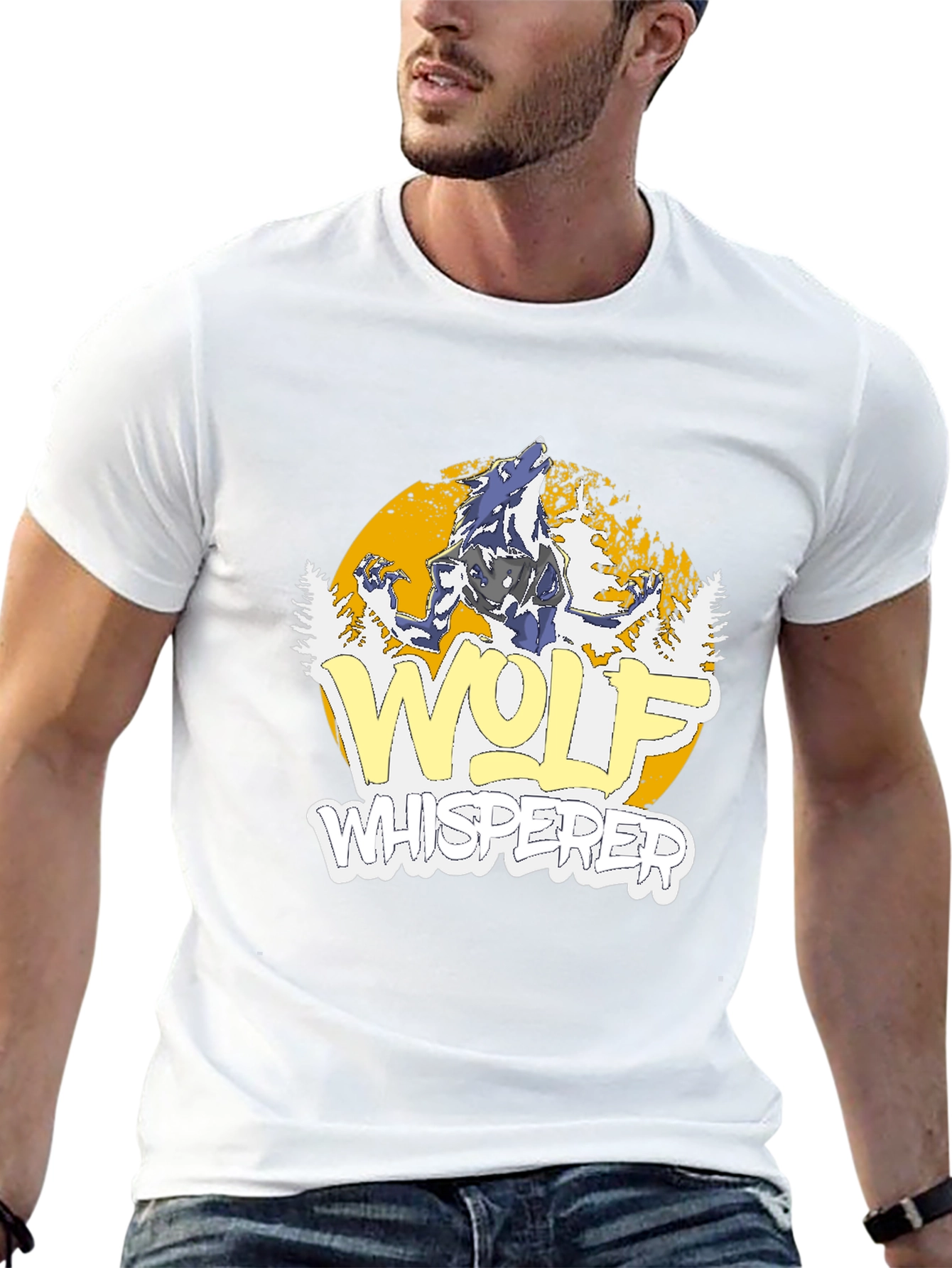 Wolf Whisperer T-Shirt - Mens Graphic Tee