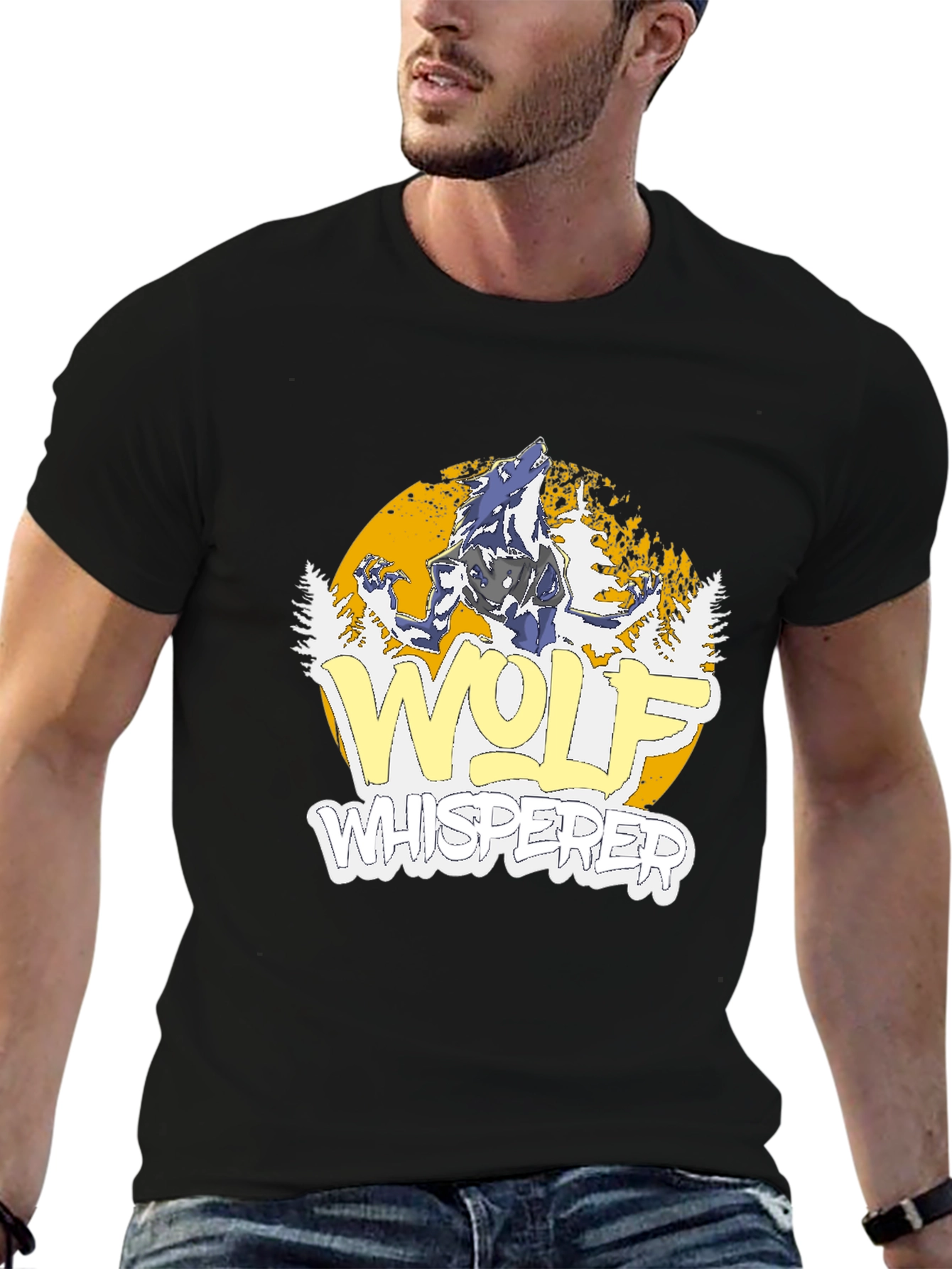 Wolf Whisperer T-Shirt - Mens Graphic Tee