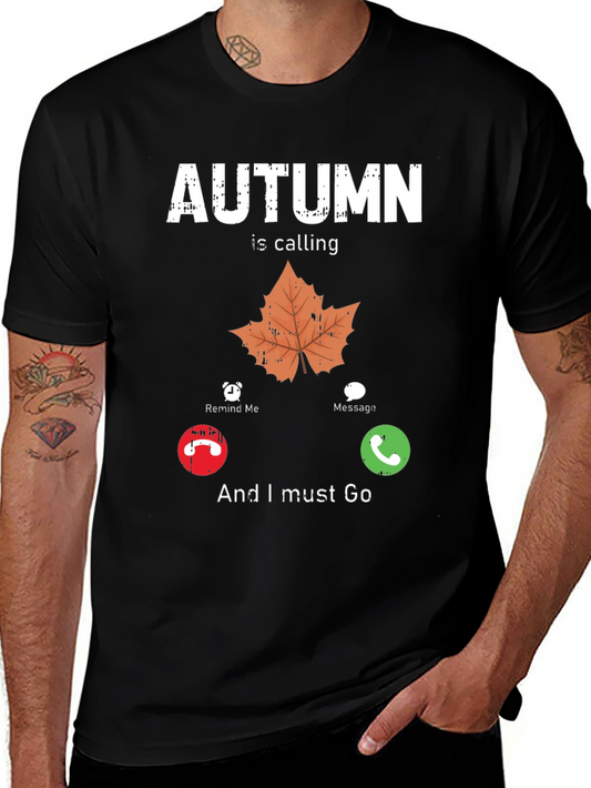 Autumn Calling T-Shirt Fall Season Apparel
