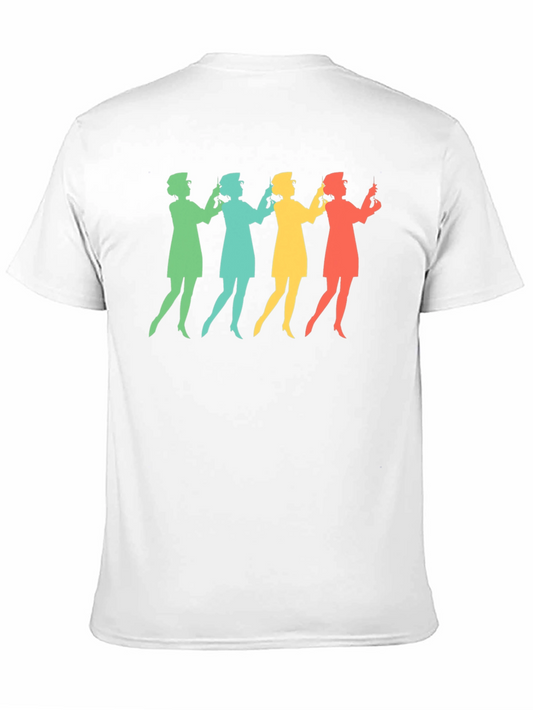 Retro Nurse Silhouette T-Shirt