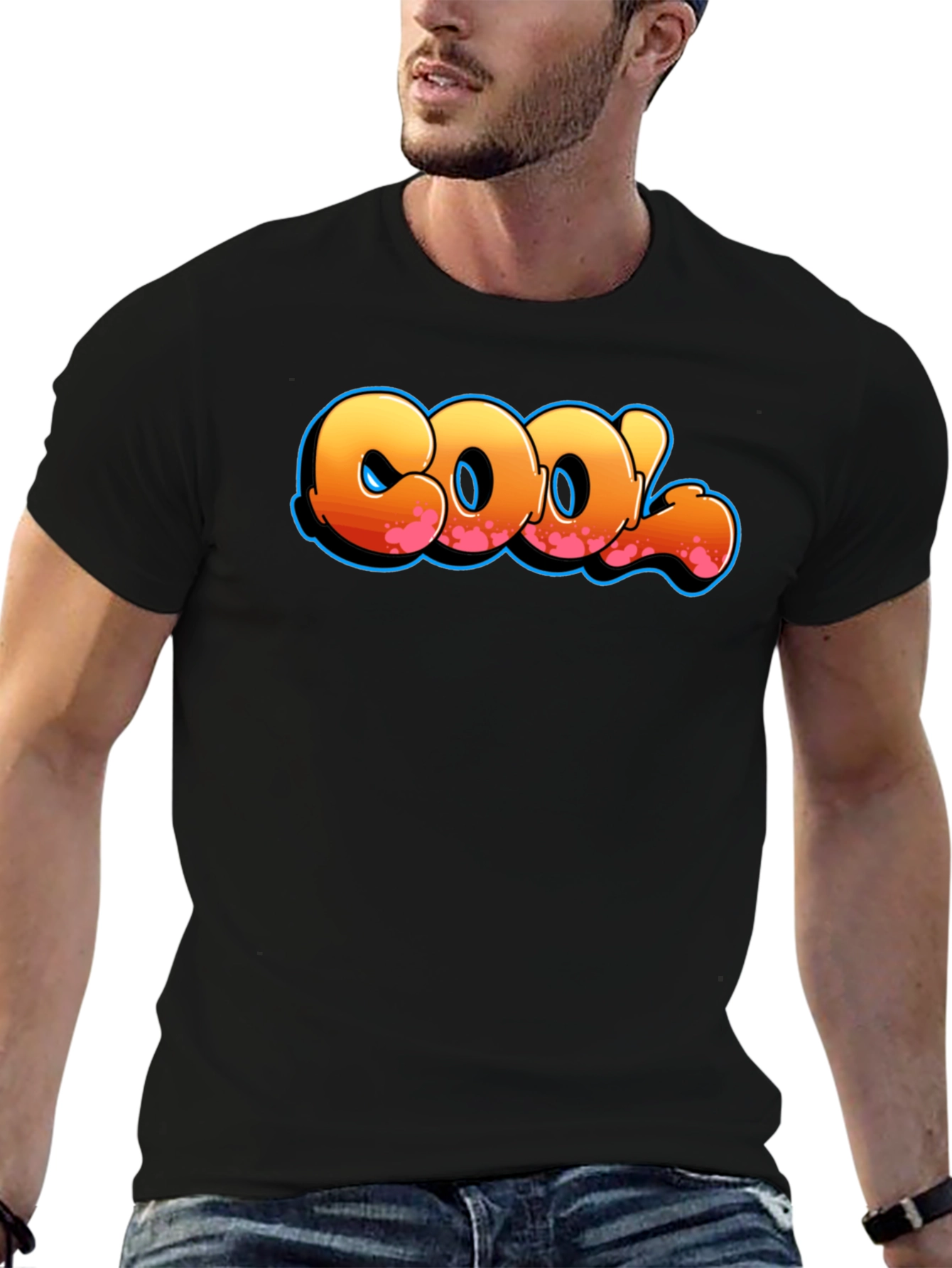 Cool Graphic Black T-Shirt