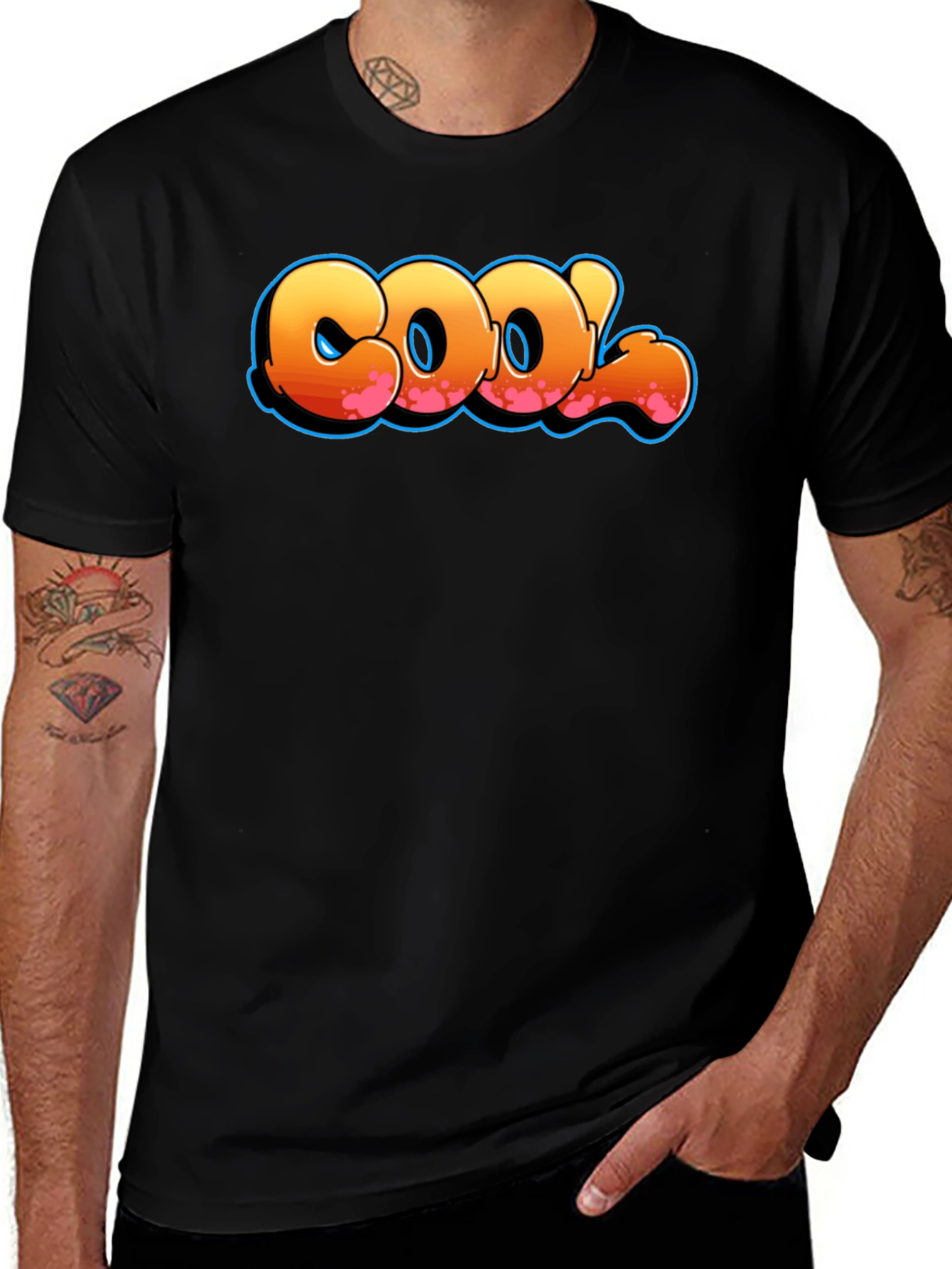 Cool Graphic Black T-Shirt
