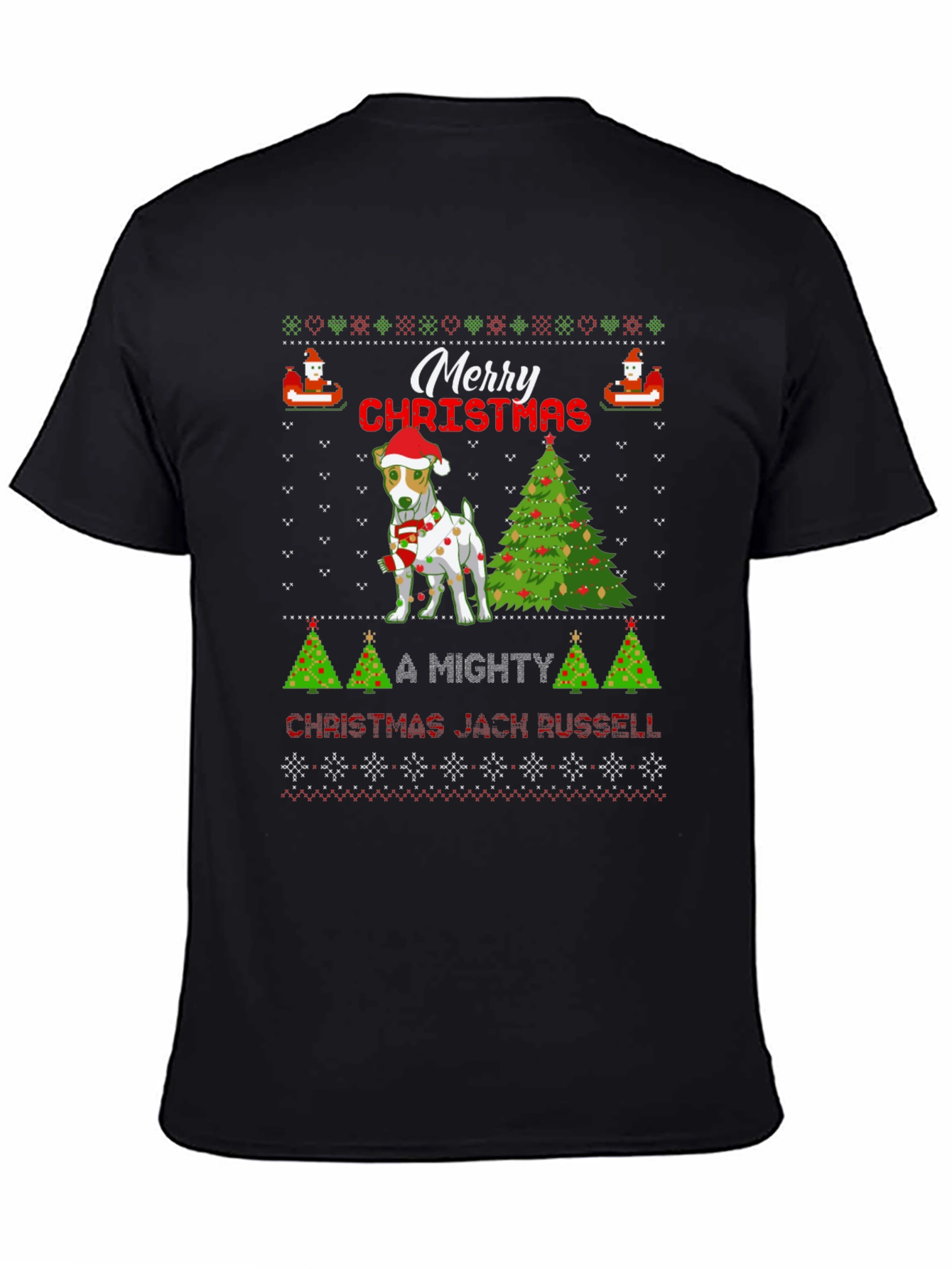Festive Dog Christmas T-Shirt