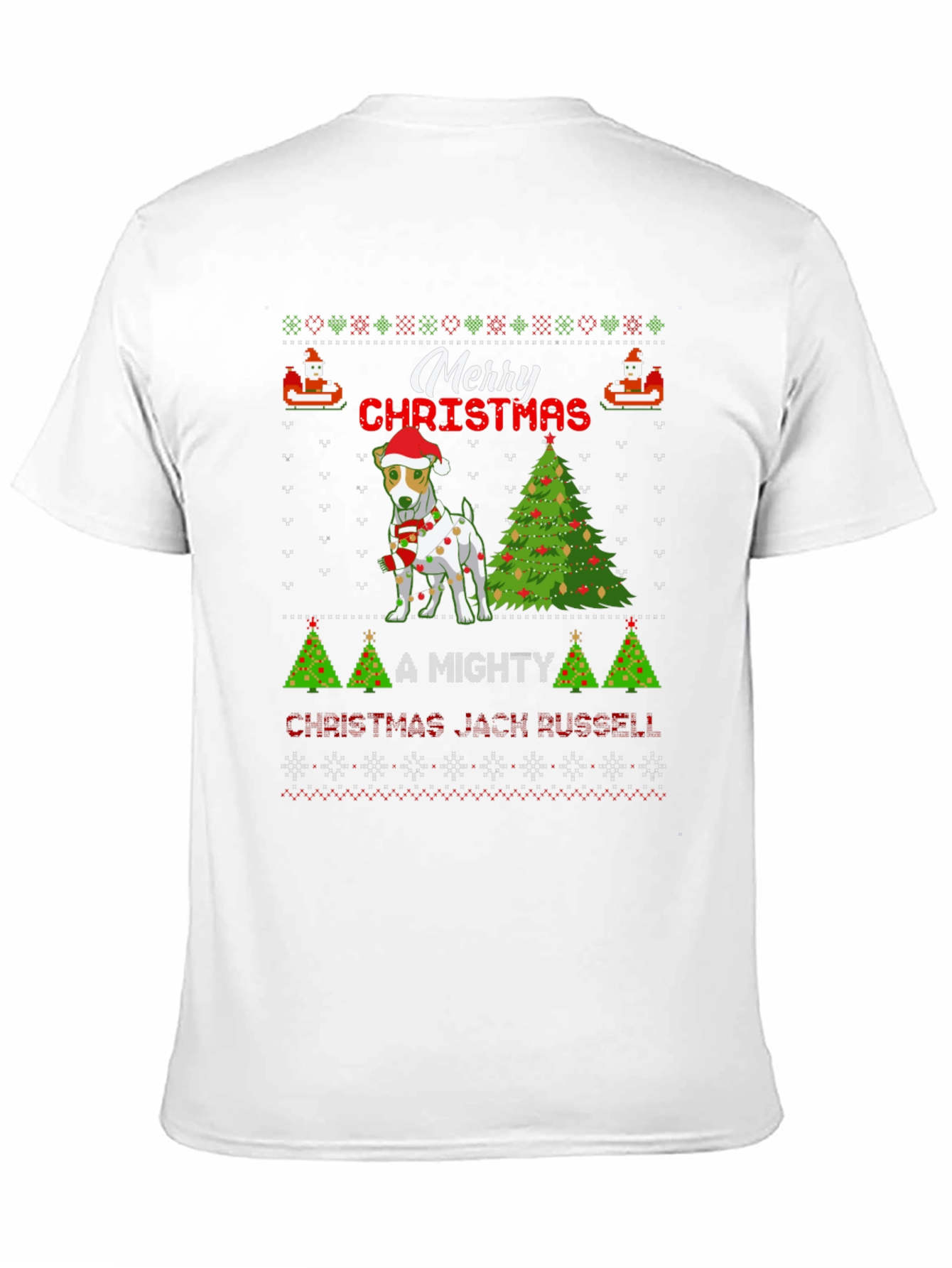 Festive Dog Christmas T-Shirt