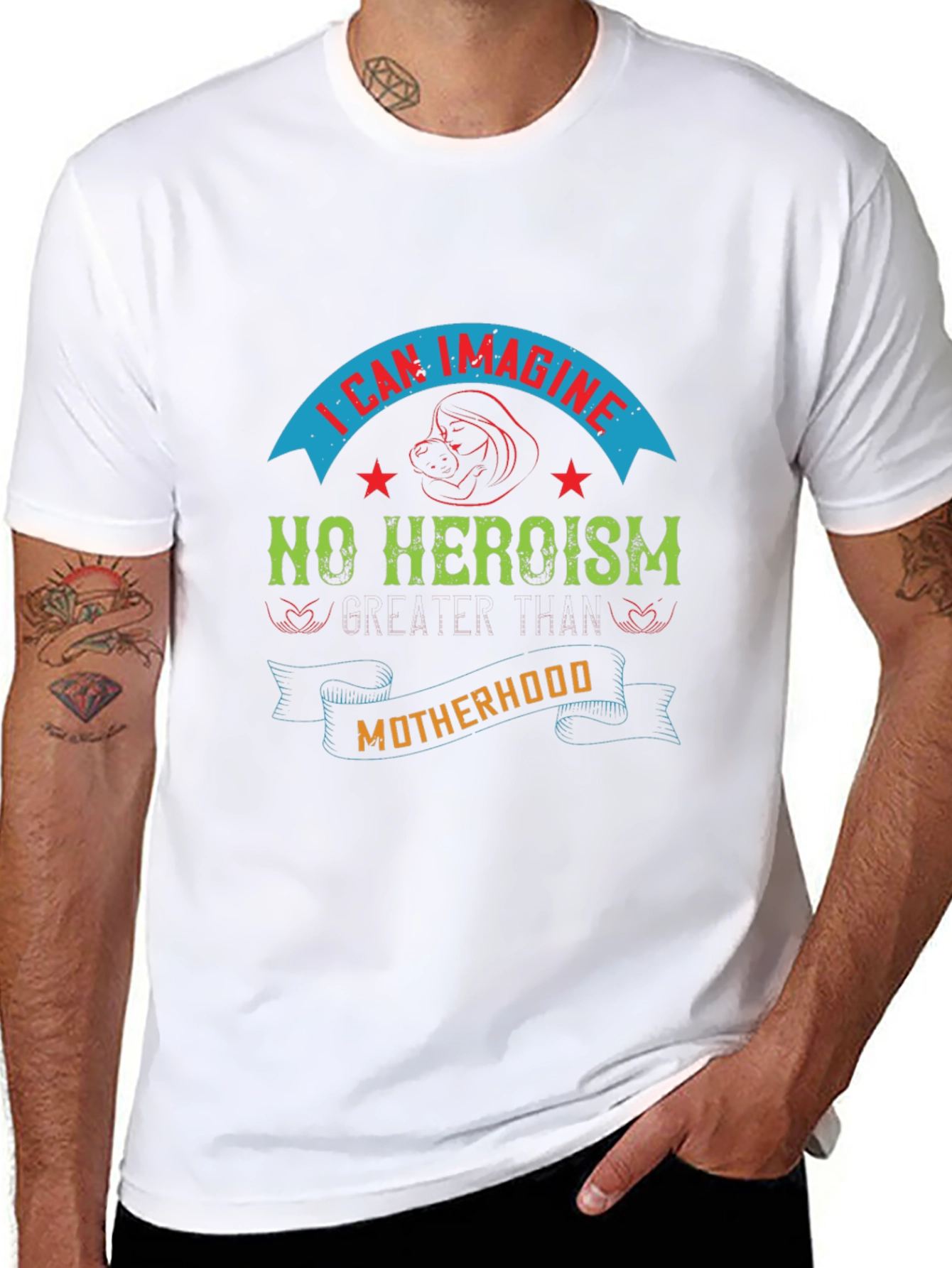 Motherhood Heroism Graphic Tee