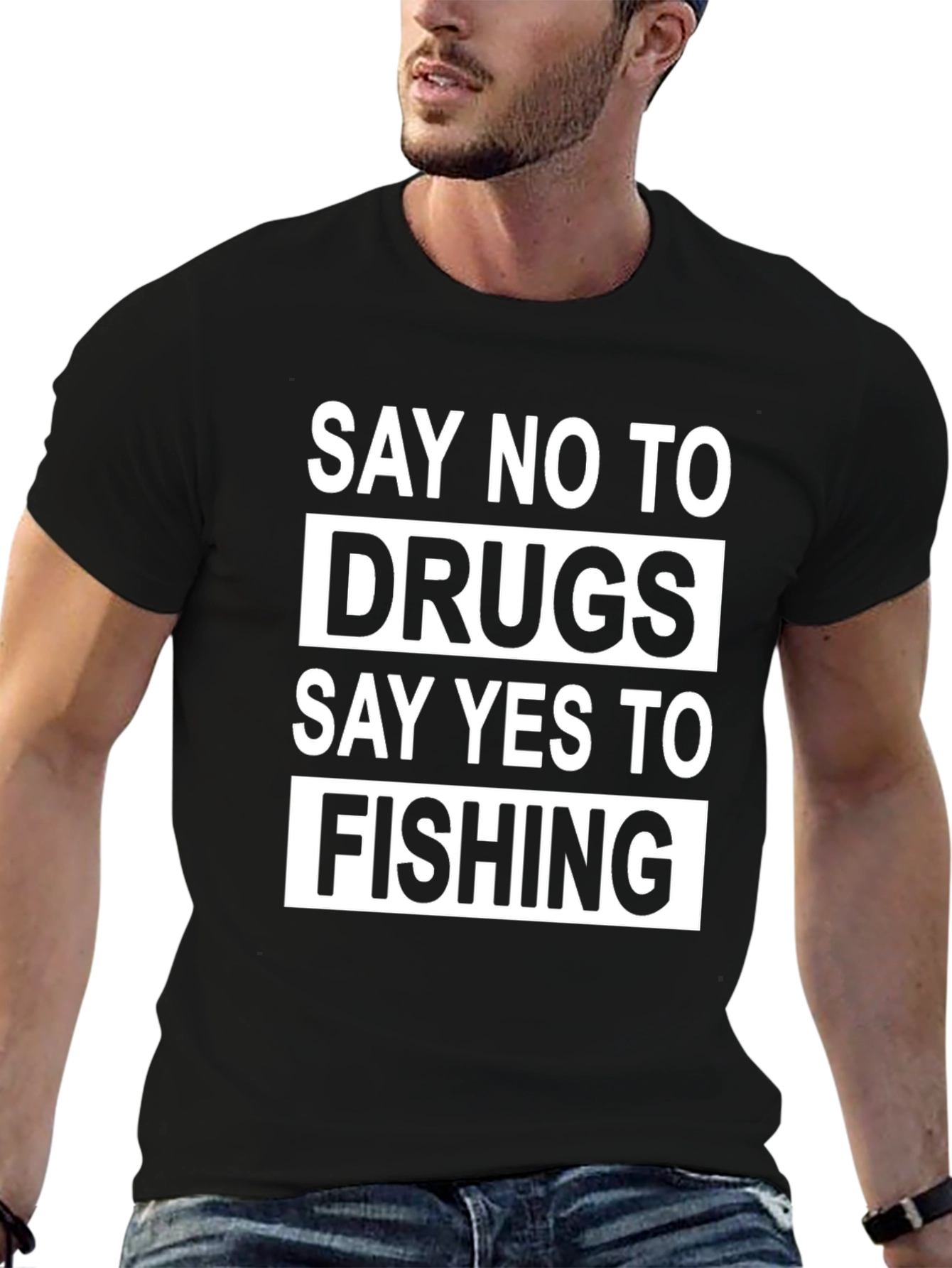 Say No to Drugs Say Yes to Fishing T-Shirt
