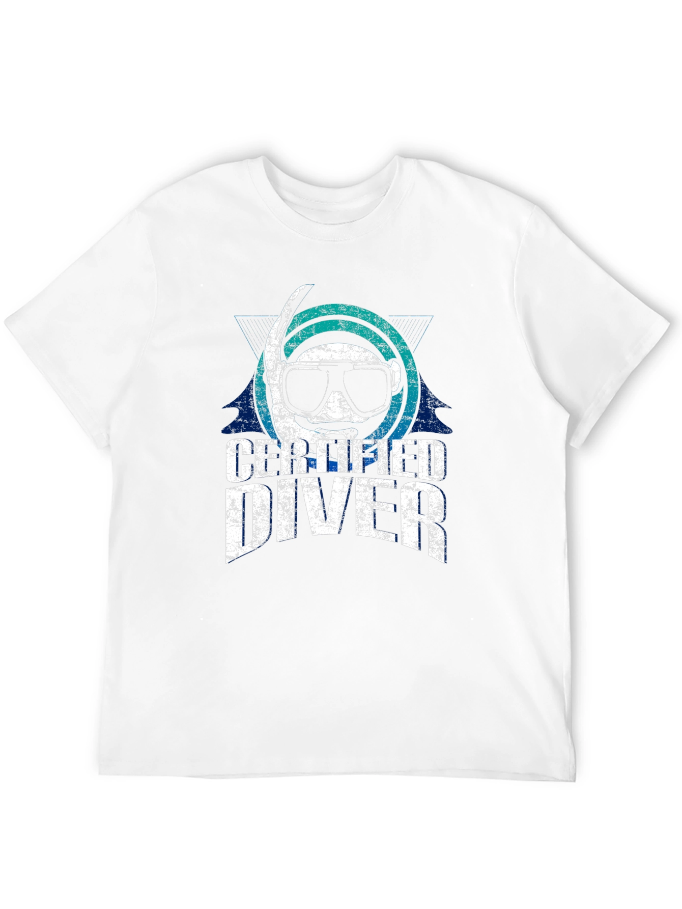 Certified Diver Graphic T-Shirt - Black