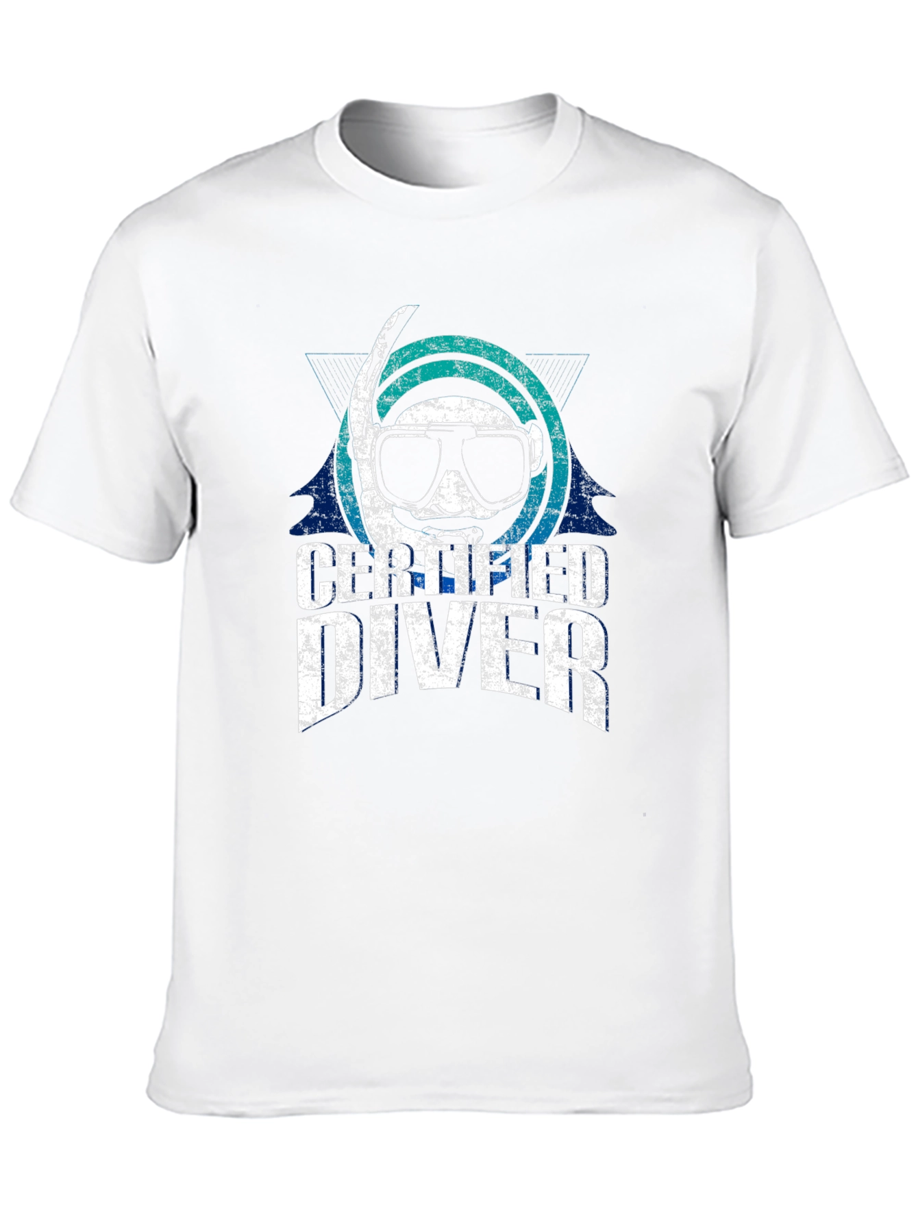 Certified Diver Graphic T-Shirt - Black