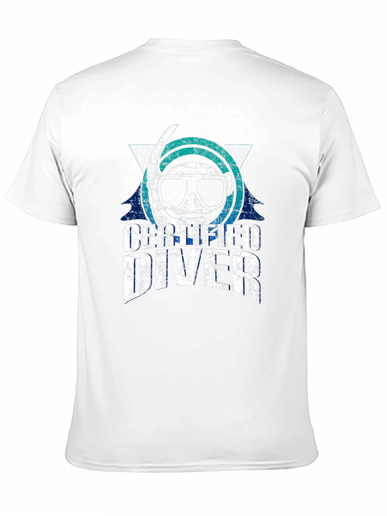 Certified Diver Graphic T-Shirt - Black