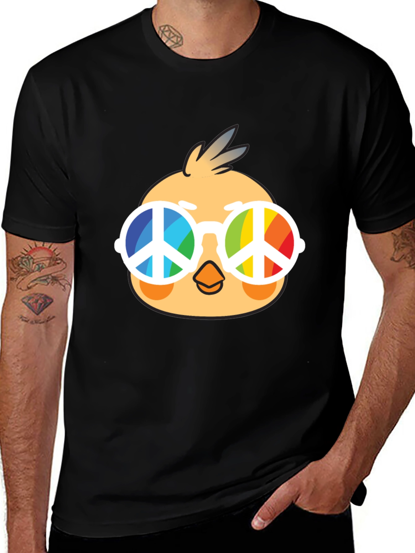 Peace Chick T-Shirt - Cute Graphic Tee
