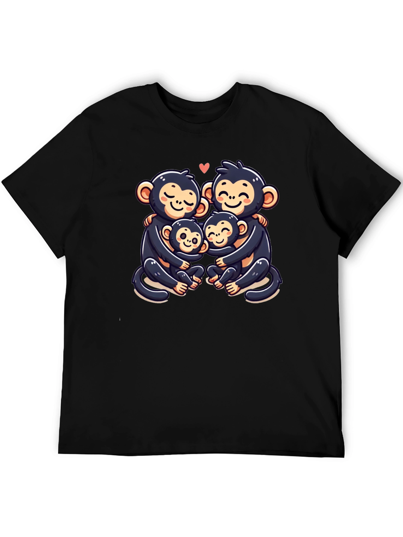 Cute Monkey Family T-Shirt
