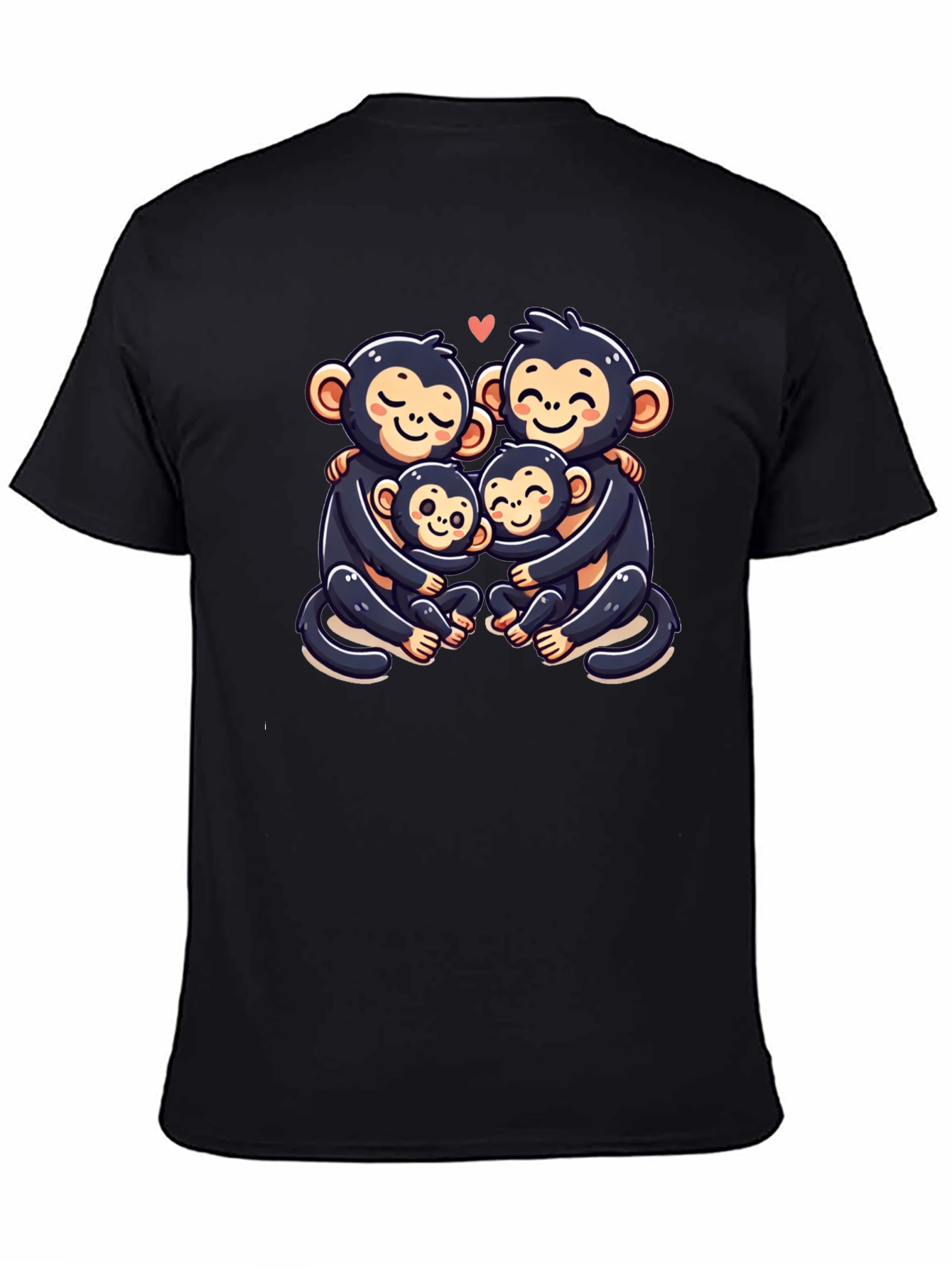 Cute Monkey Family T-Shirt