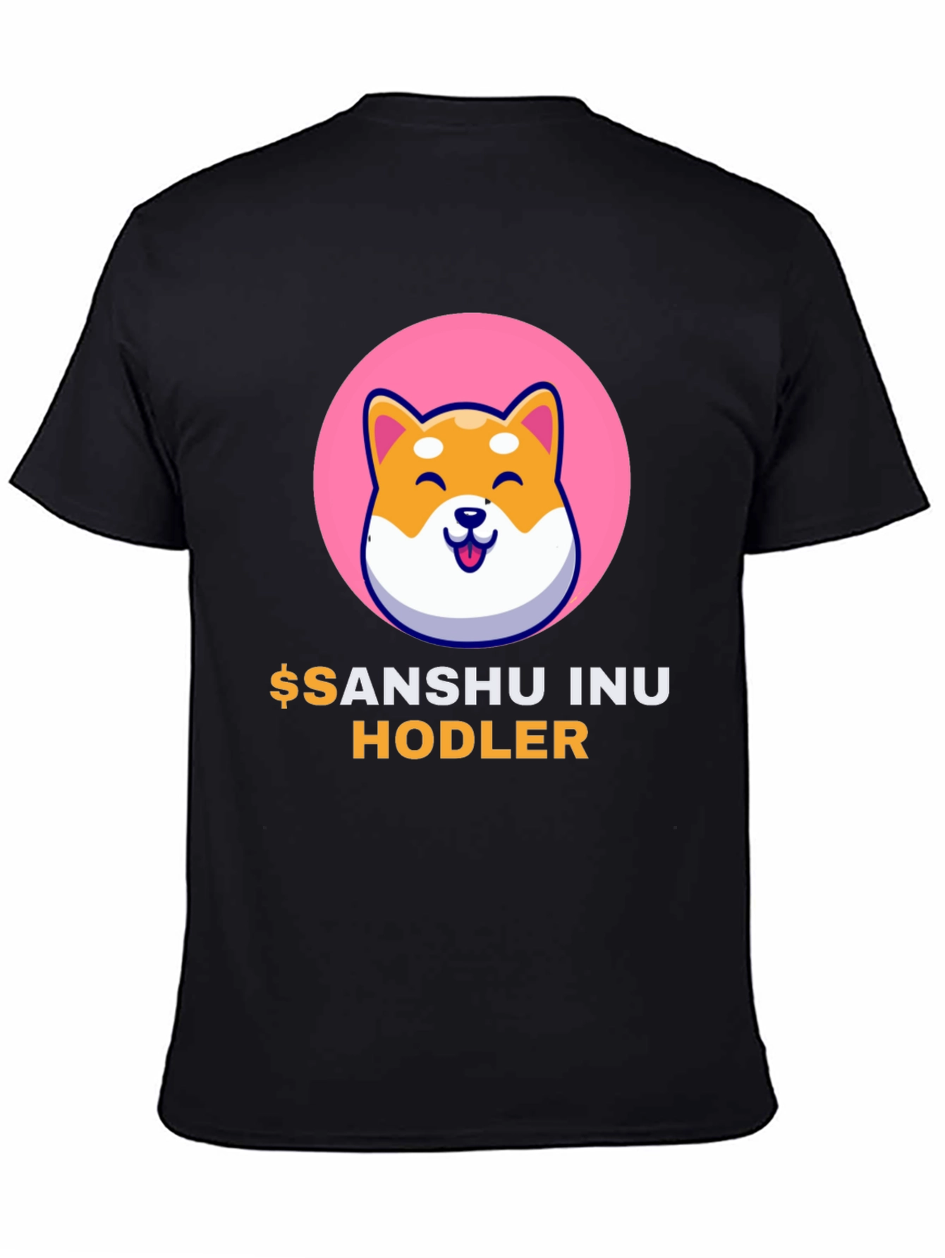 Sanshu Inu Hodler Black T-Shirt