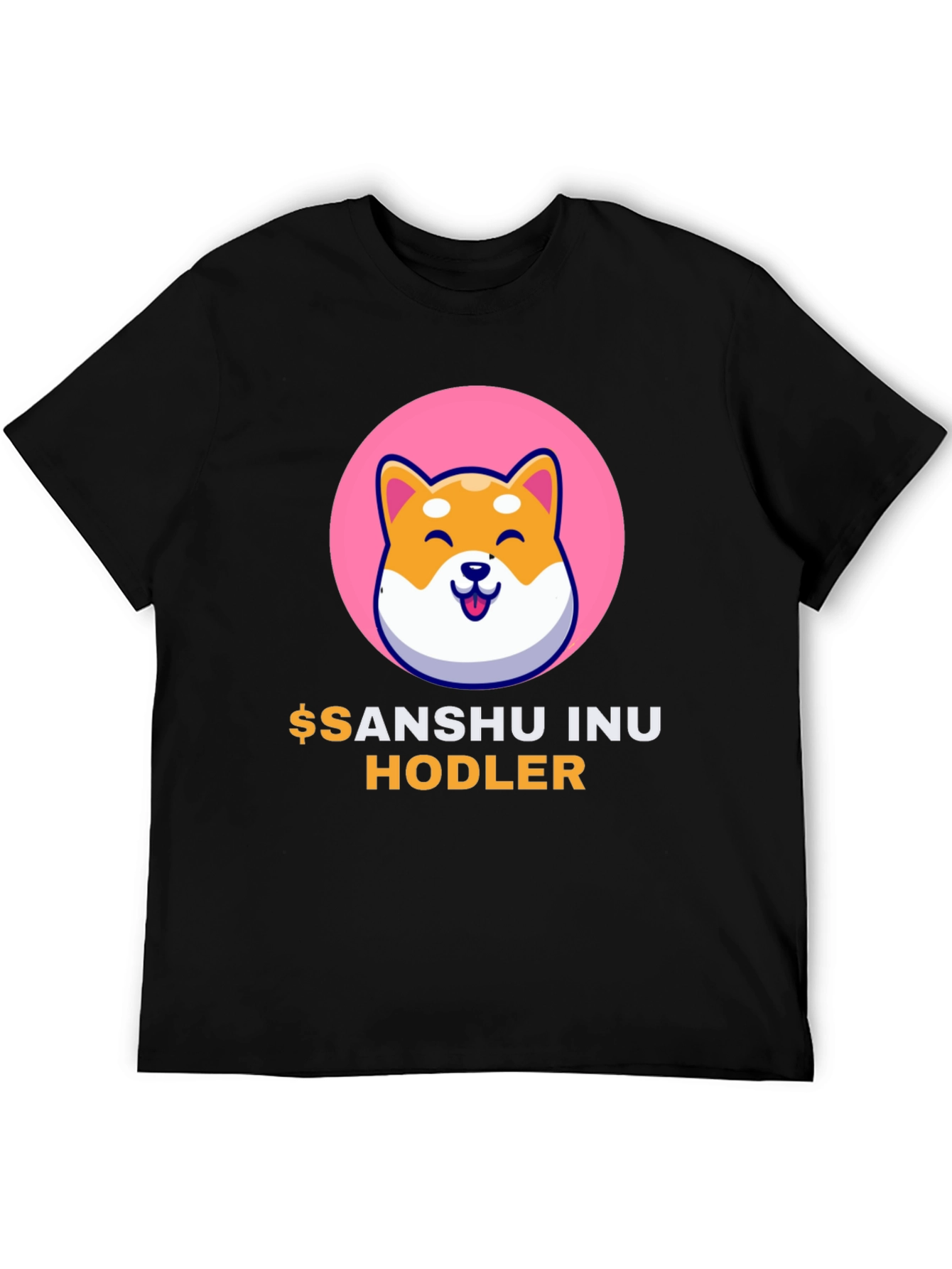 Sanshu Inu Hodler Black T-Shirt