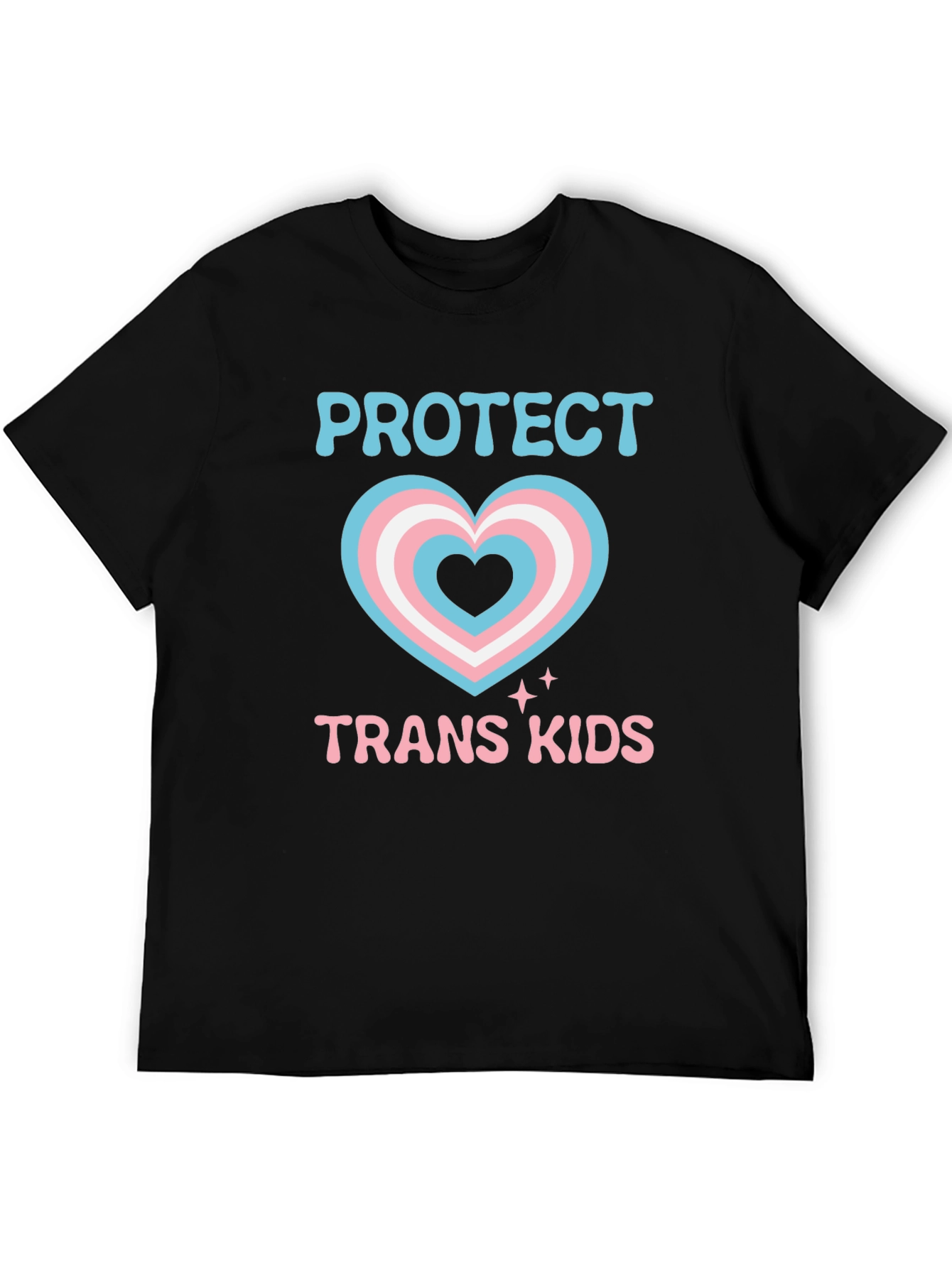 Protect Trans Kids T-Shirt - Heart Design