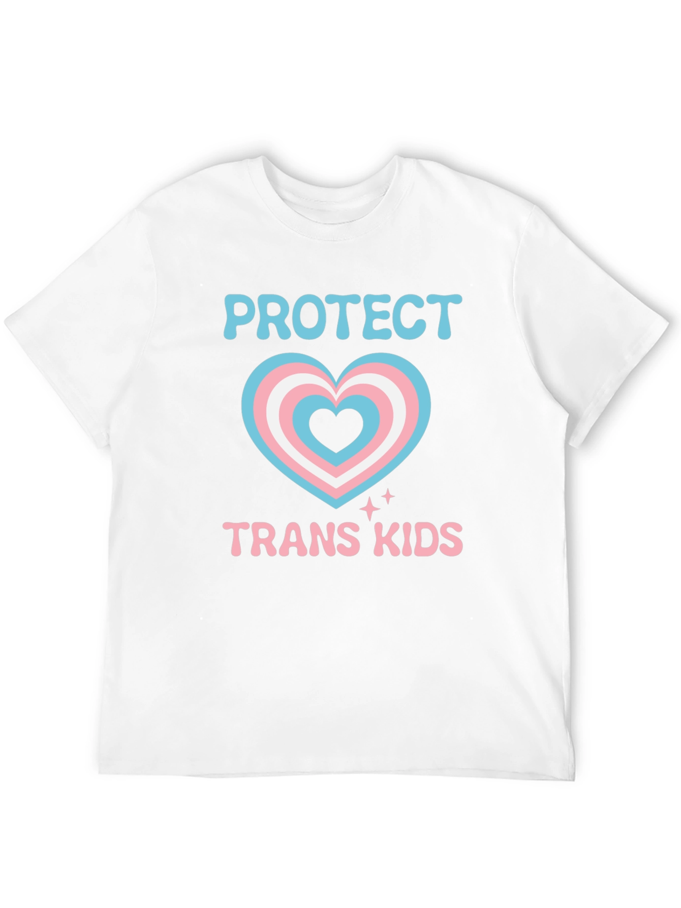 Protect Trans Kids T-Shirt - Heart Design