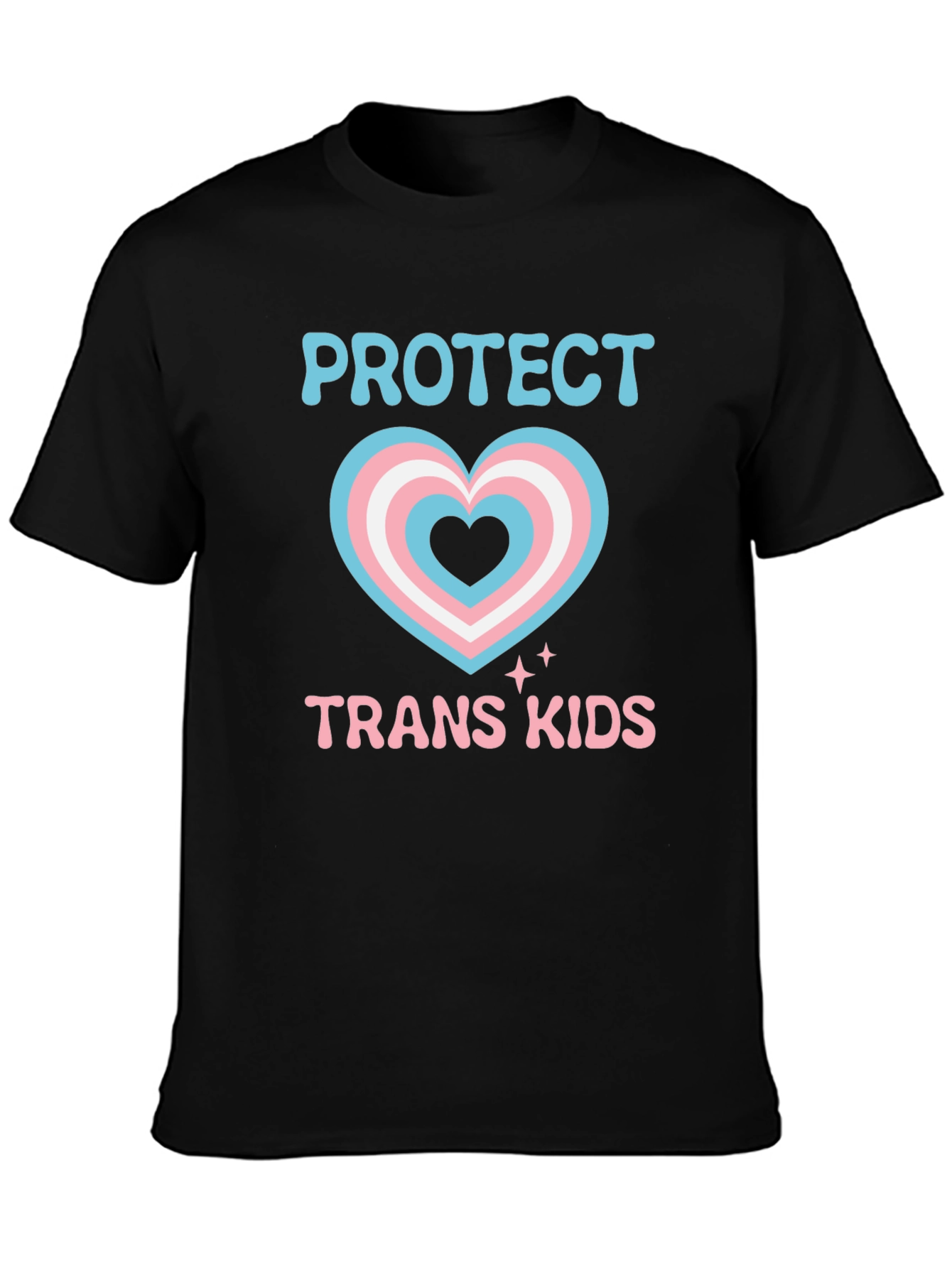 Protect Trans Kids T-Shirt - Heart Design