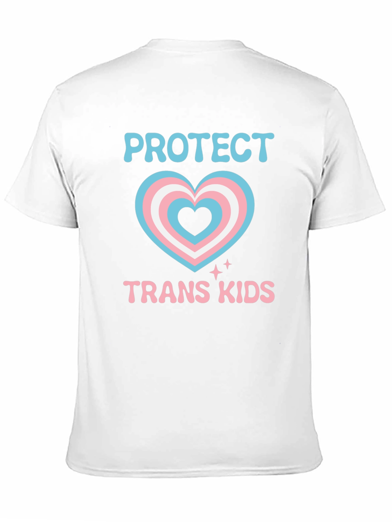 Protect Trans Kids T-Shirt - Heart Design